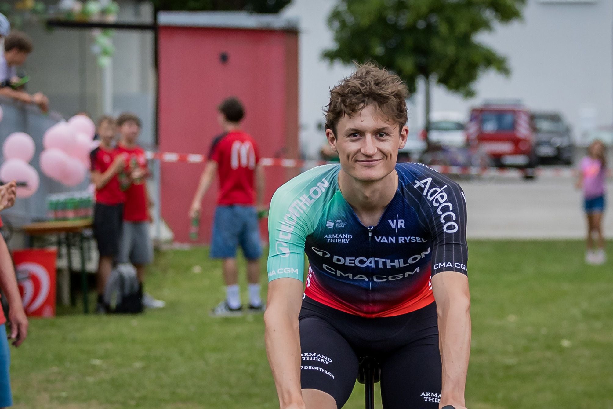 LIENZ,AUSTRIA,19.JUN.26 - CYCLING - Giro d Italia 2026, reception Felix Gall. Image shows Felix Gall (AUT). Photo: GEPA pictures/ Matthias Trinkl