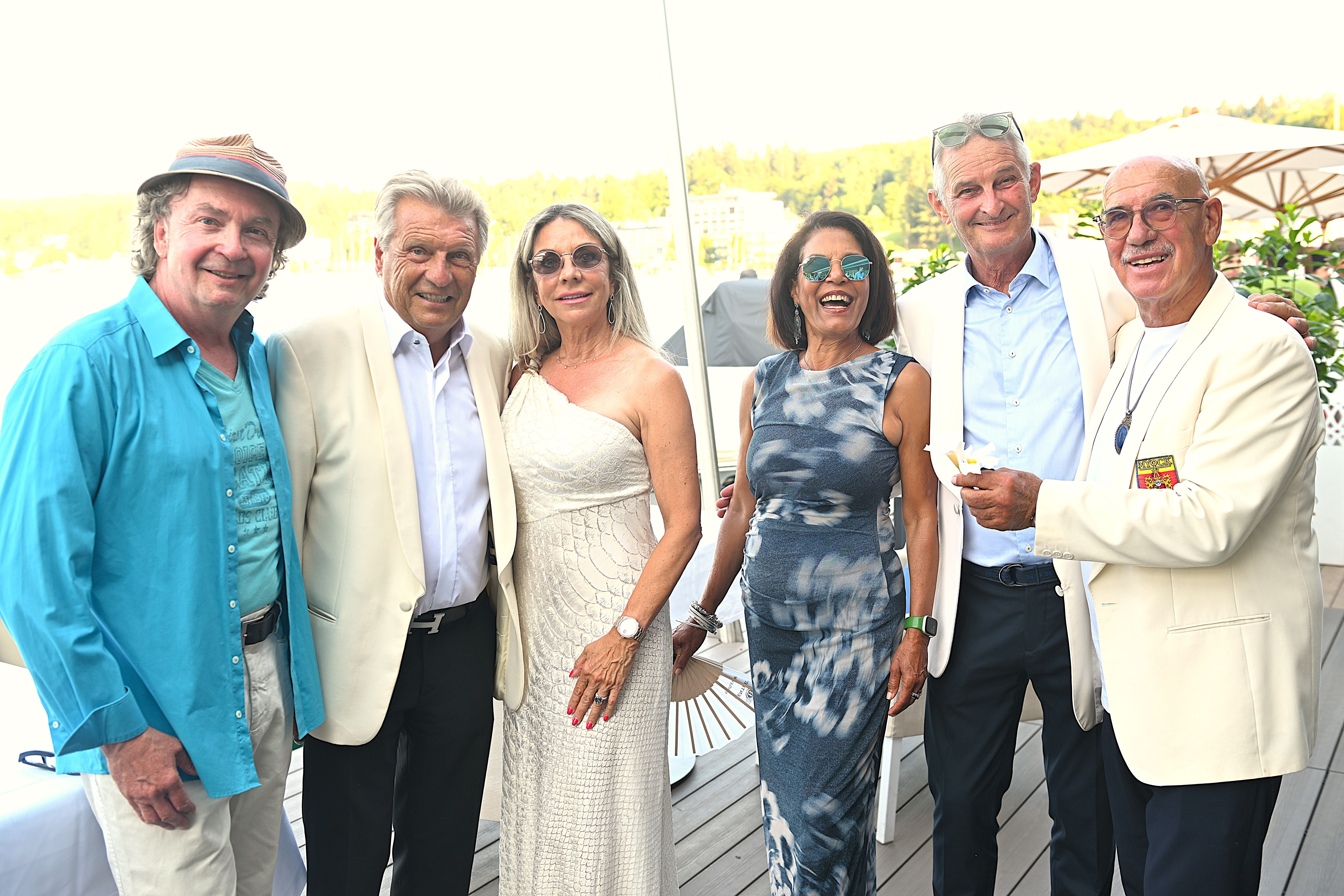 Thomas Strobl, Franz und Daniela Iglauer, Shirley Retzer, Wolfgang Schmalzl und Otto Retzer