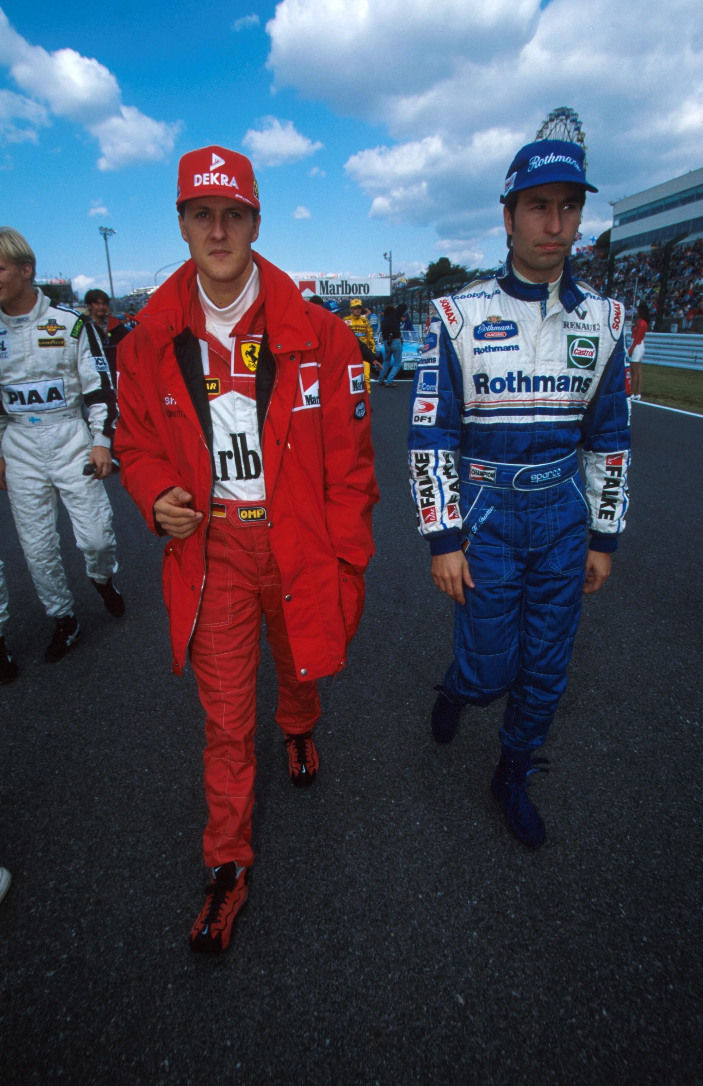 Michael Schumacher und Heinz-Harald Frentzen