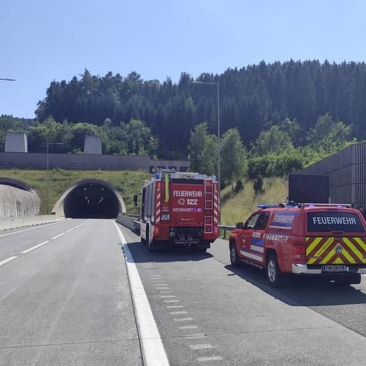 Einsatz beim Tunnel Götschka. (Archivbild)