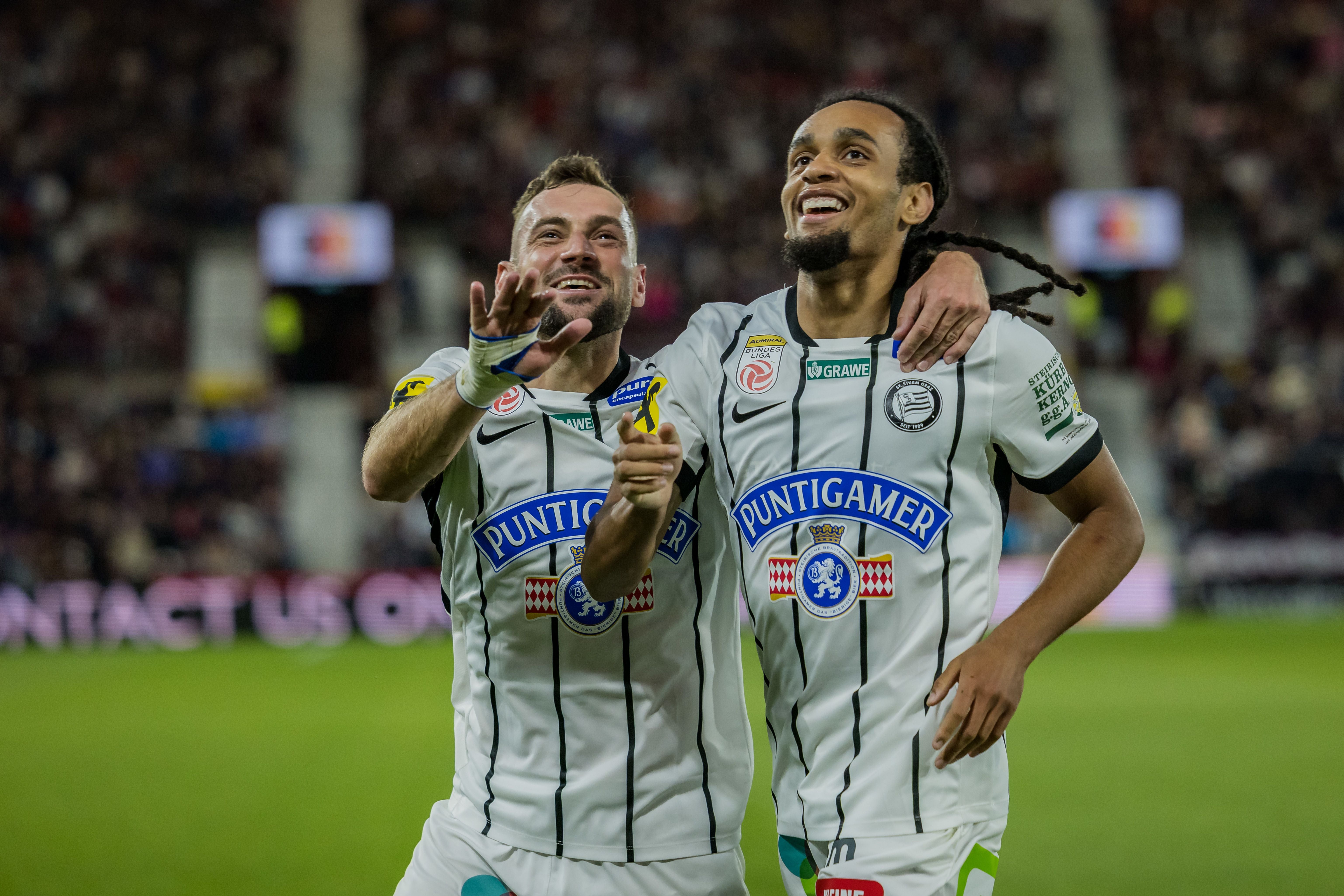 Gute Stimmung bei Sturm Graz
