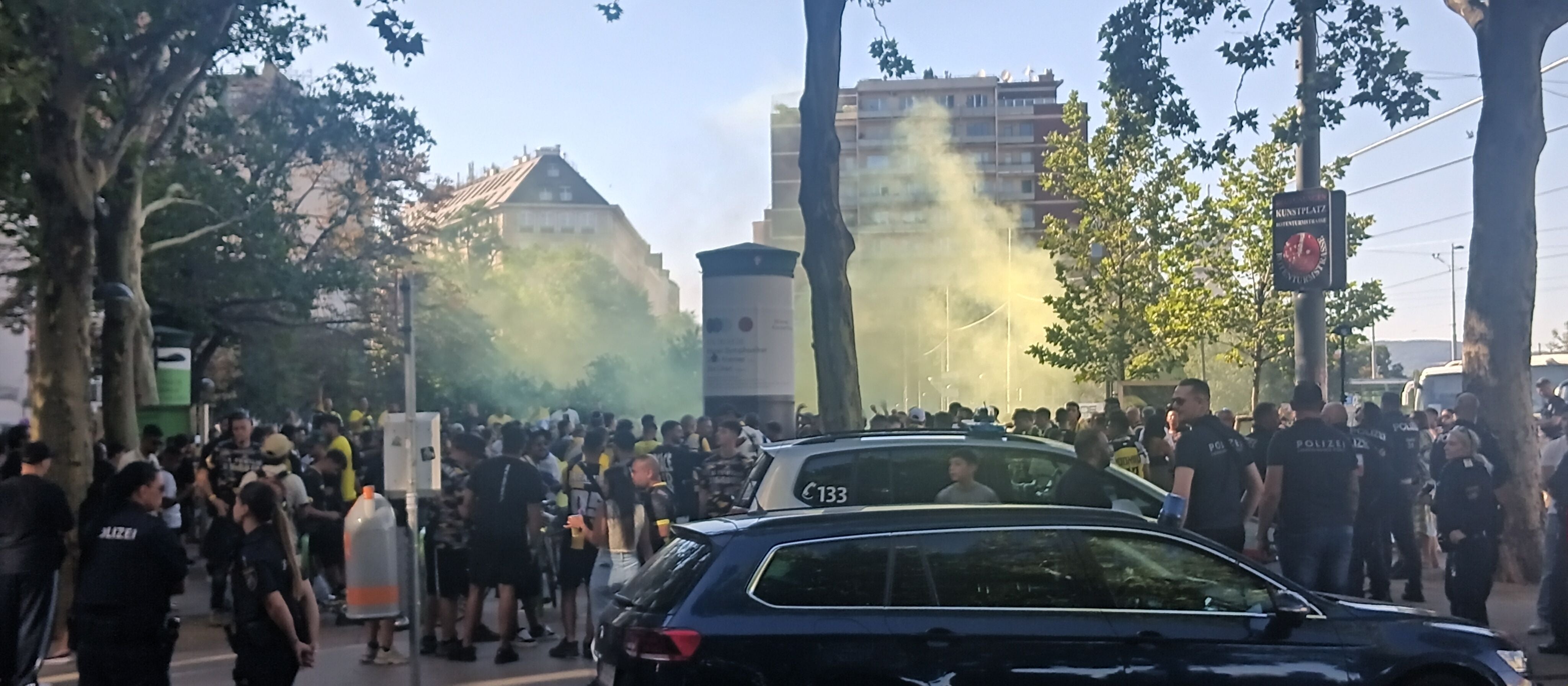 Beitar-Fans in Wien