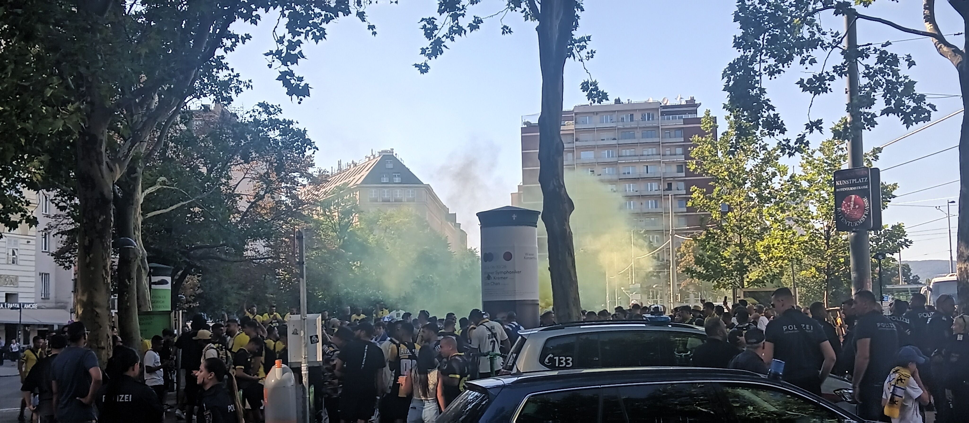 Beitar-Fans in Wien