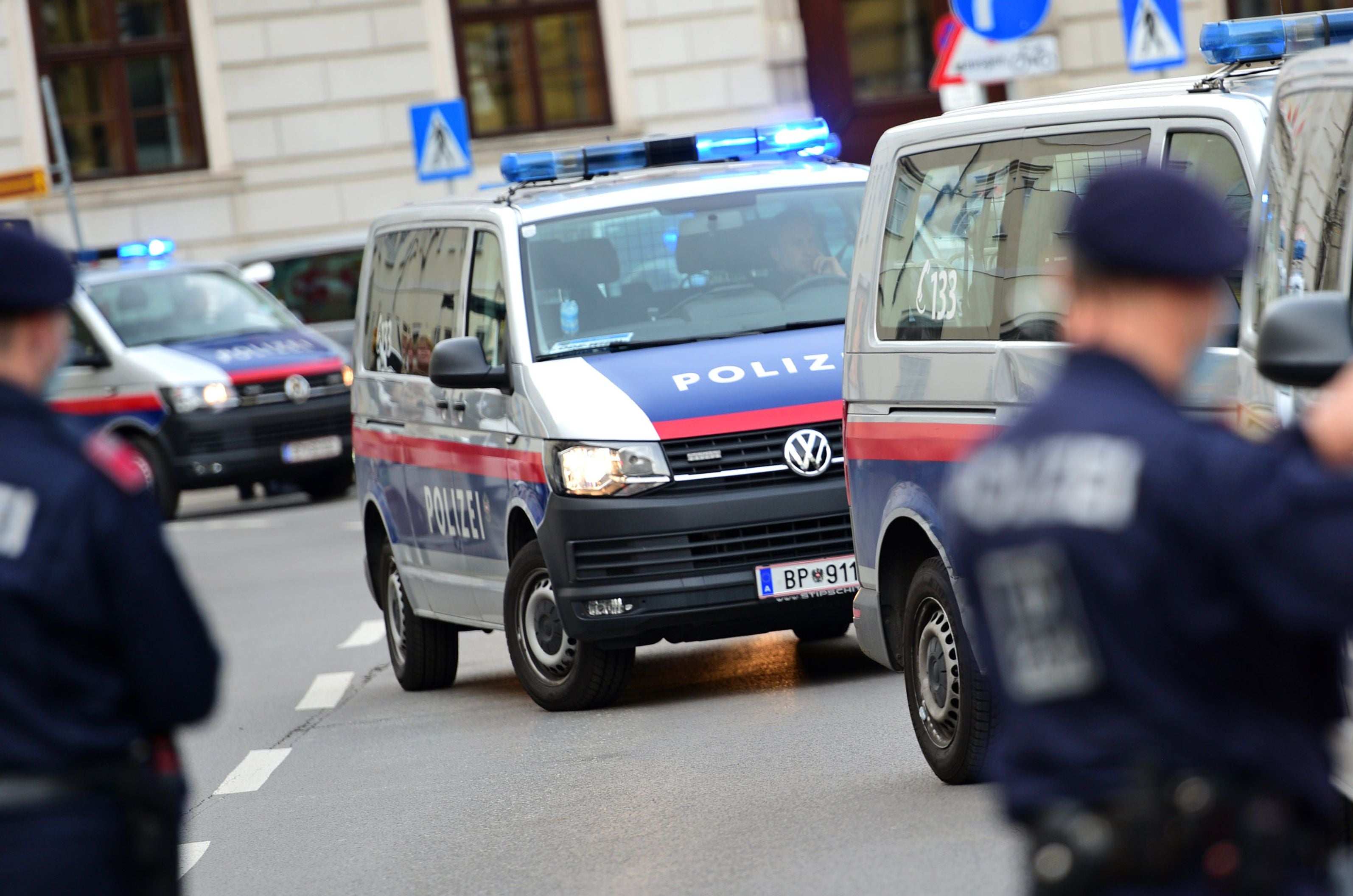 Die Wiener Polizei im Mittelpunkt von Diskussionen.