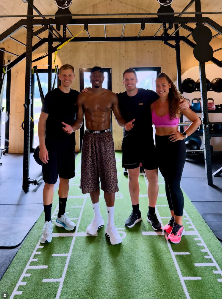 David Alaba trainierte bei Kraftwerkkörper in Ruggell Liechtenstein.