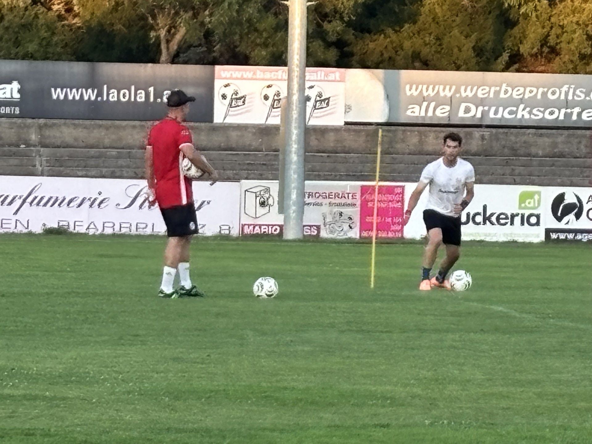 BAC-Neostar Dominic Thiem beim Training.
