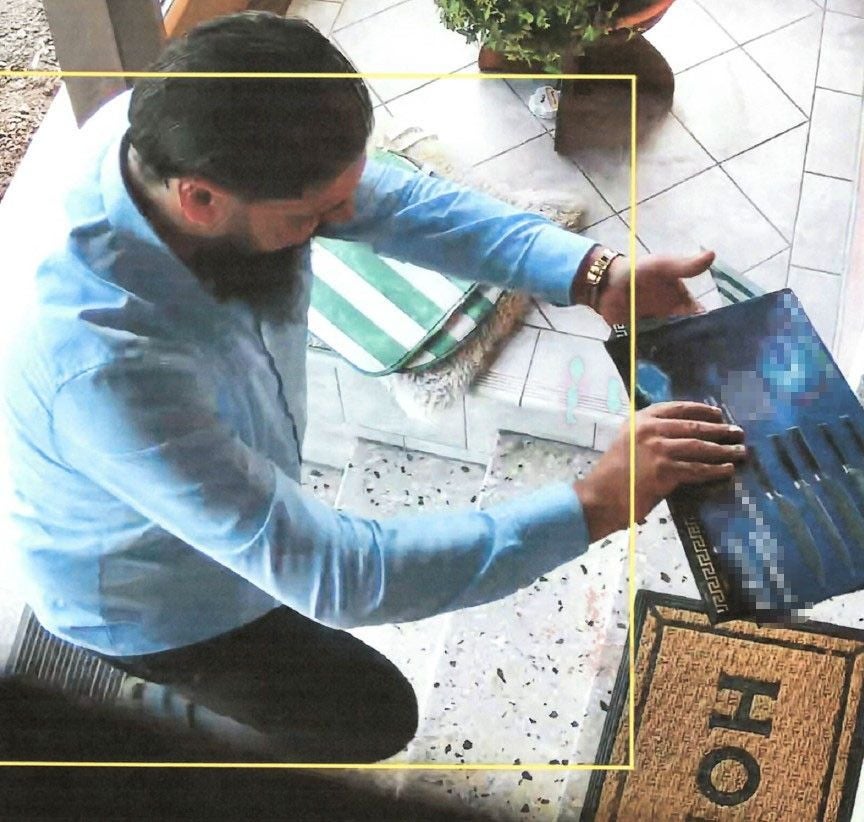Verdächtiger unbekannter Täter.