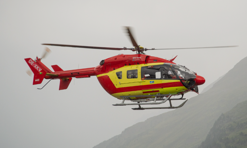 An der Bergeaktion war auch der Rettungshubschrauber Martin 8 beteiligt.