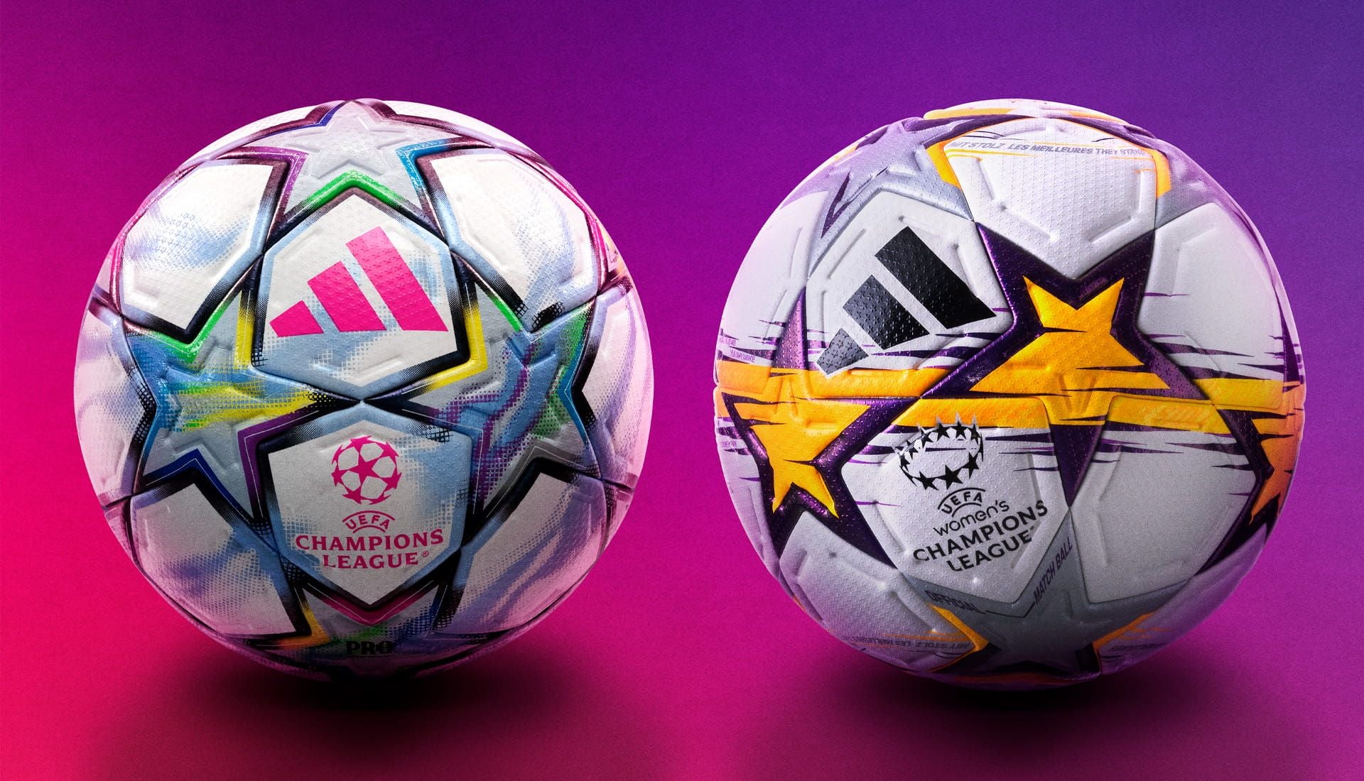 Champions-League-Ball 2026/27 der Männer und Frauen