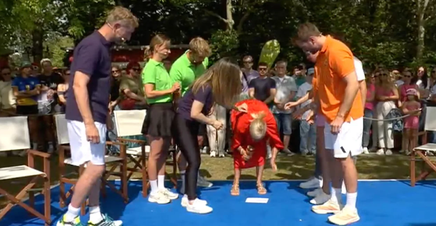 Andrea Kiewel von Biene gestochen