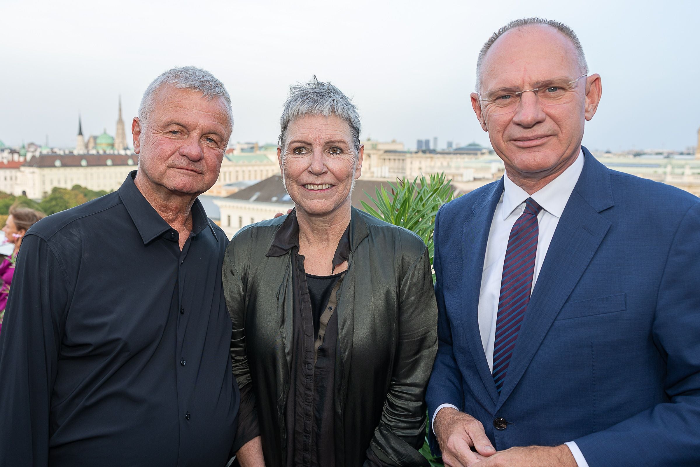 Günther und Eva Marek mit Gerhard Karner