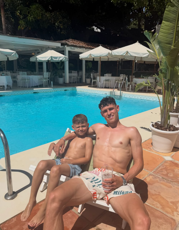 Ronnie Foden mit Papa Phil
