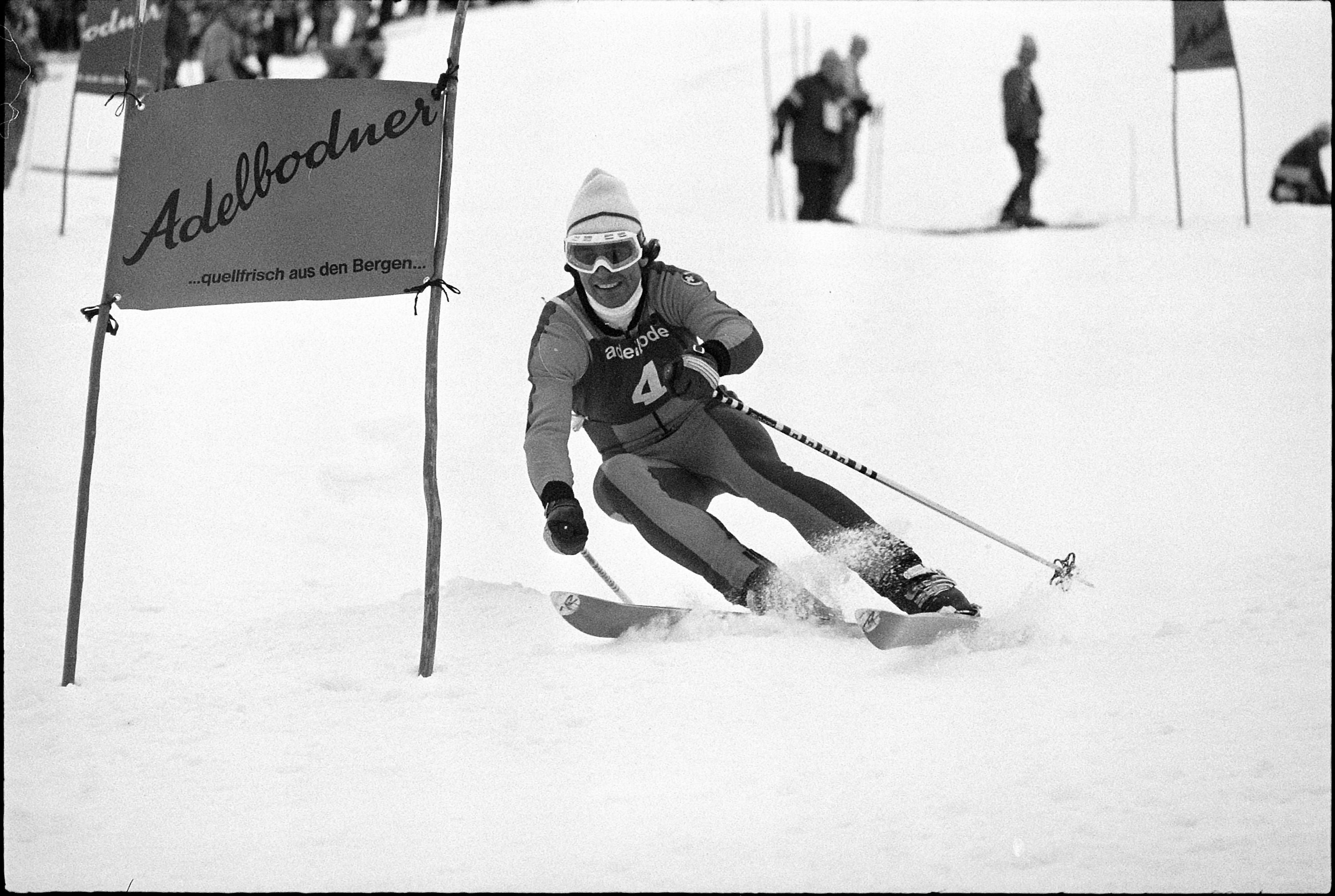 Walter Tresch in St. Moritz, 1971
