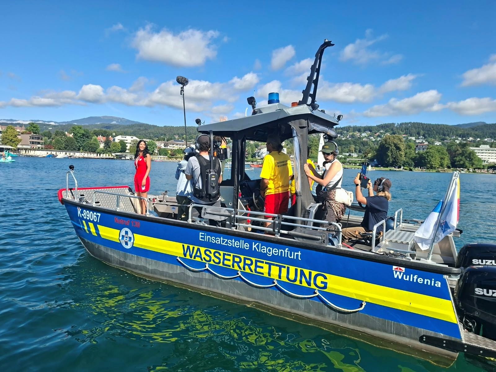 Voller Einsatz beim Dreh