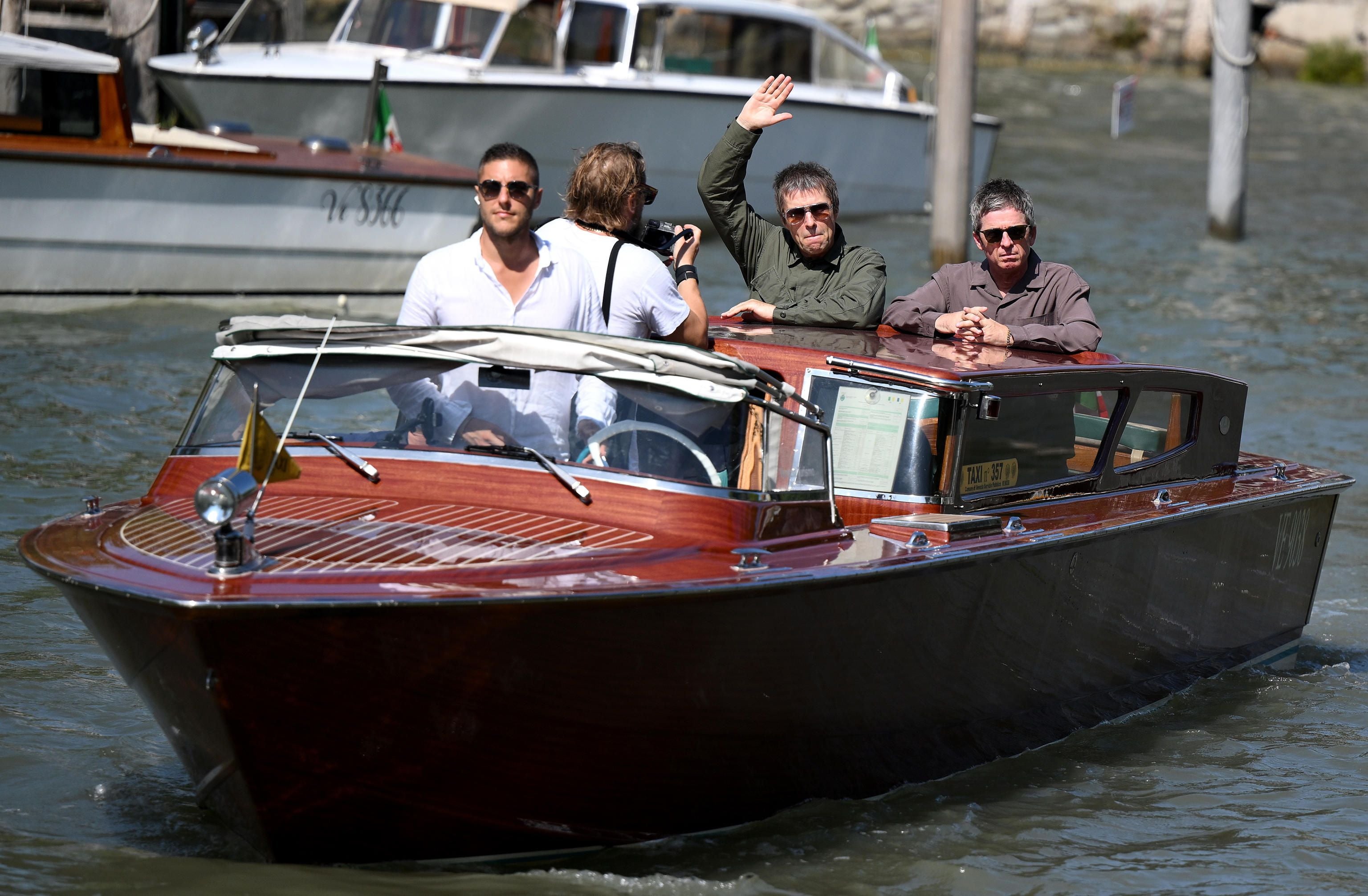 Liam Gallagher und Noel Gallagher in Venedig