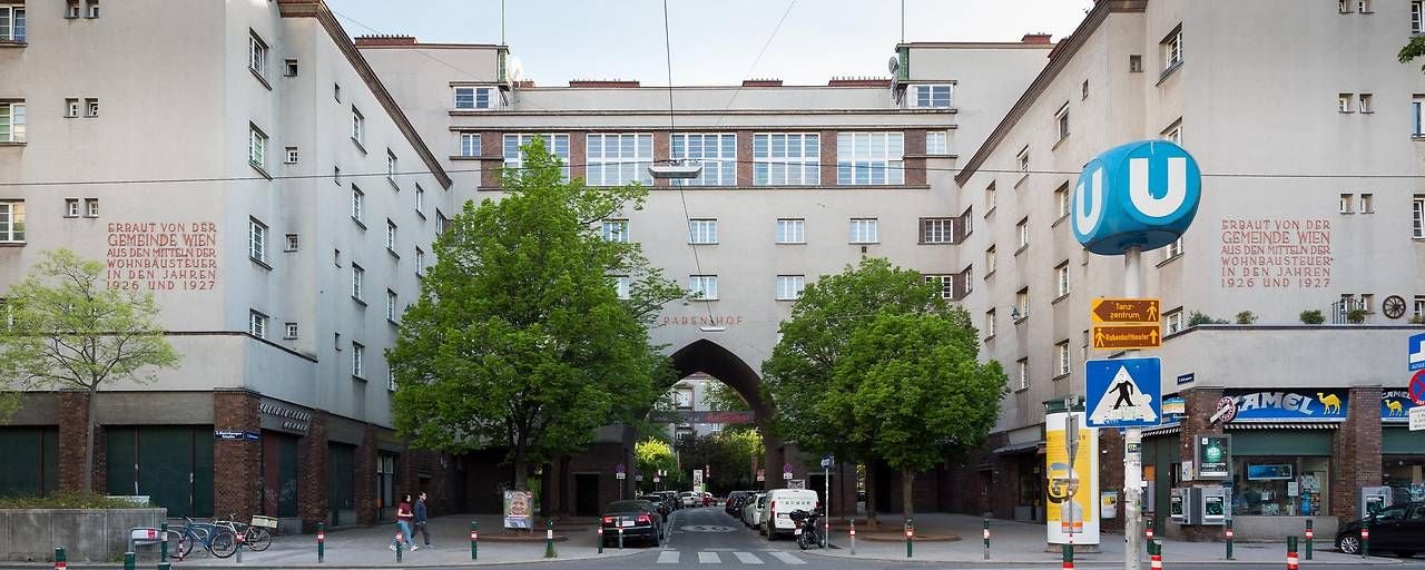 Ein klassischer Wiener Gemeindebau.
