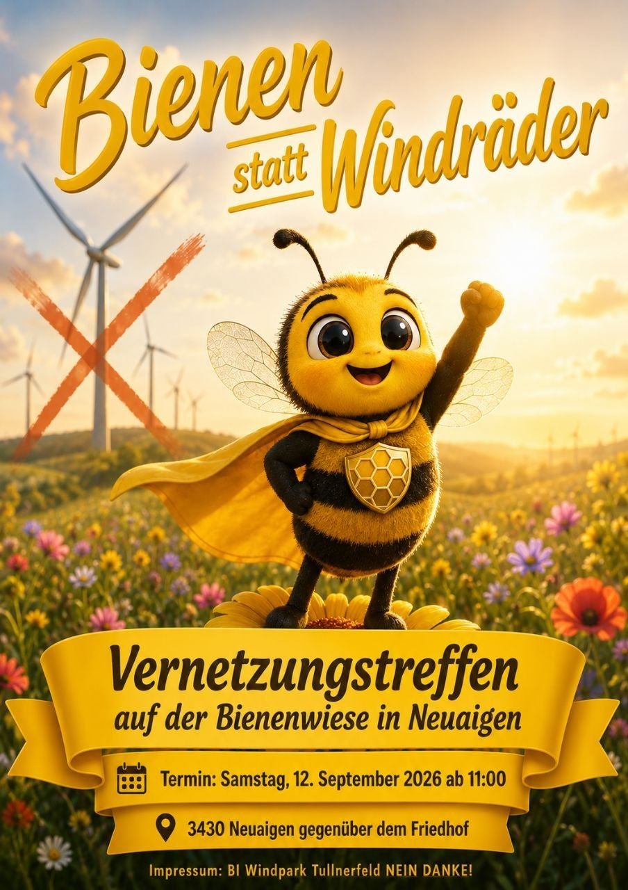 Bienen statt Windräder.