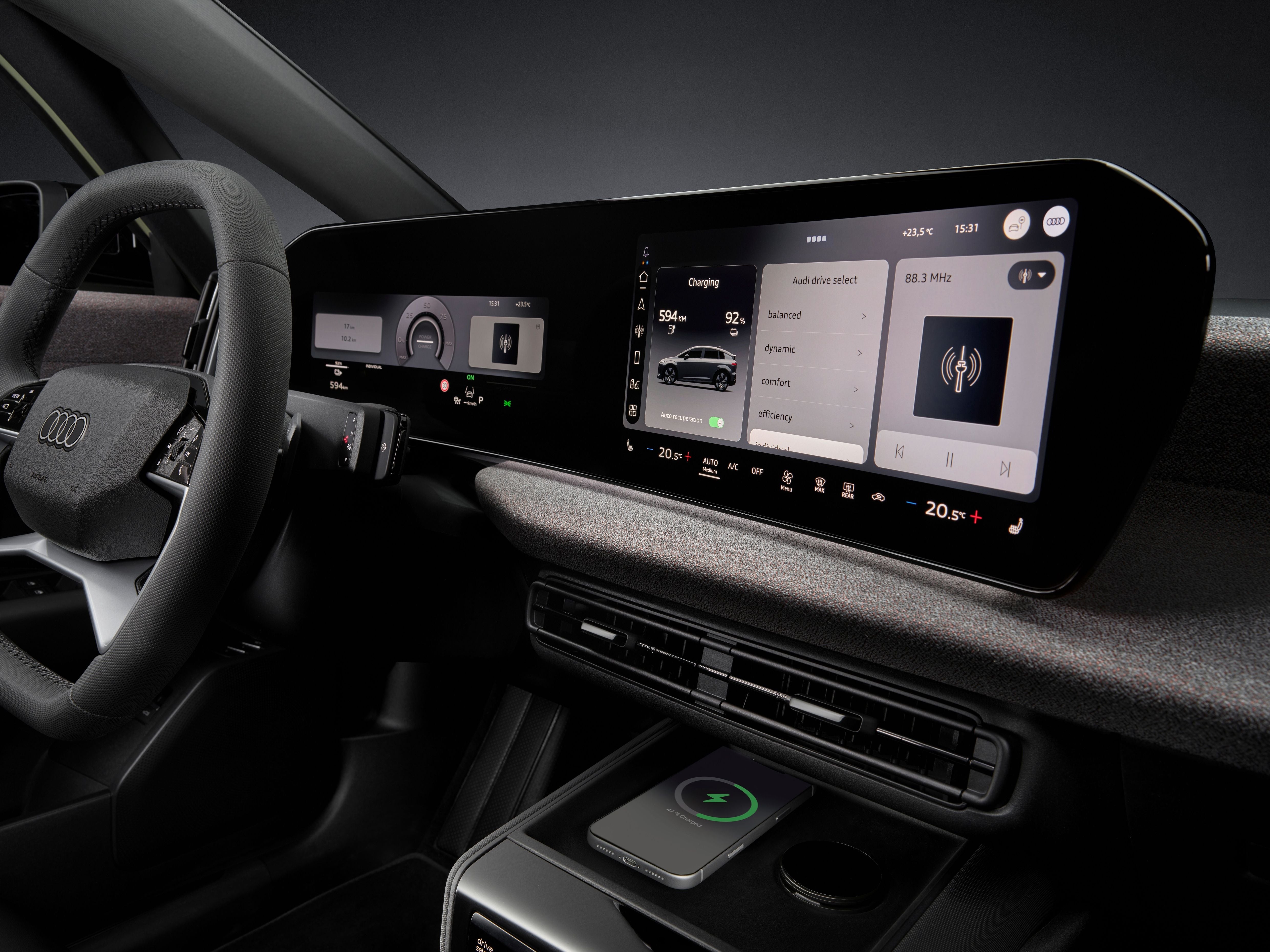 Die Innenausstattung vom Audi A2 e-tron