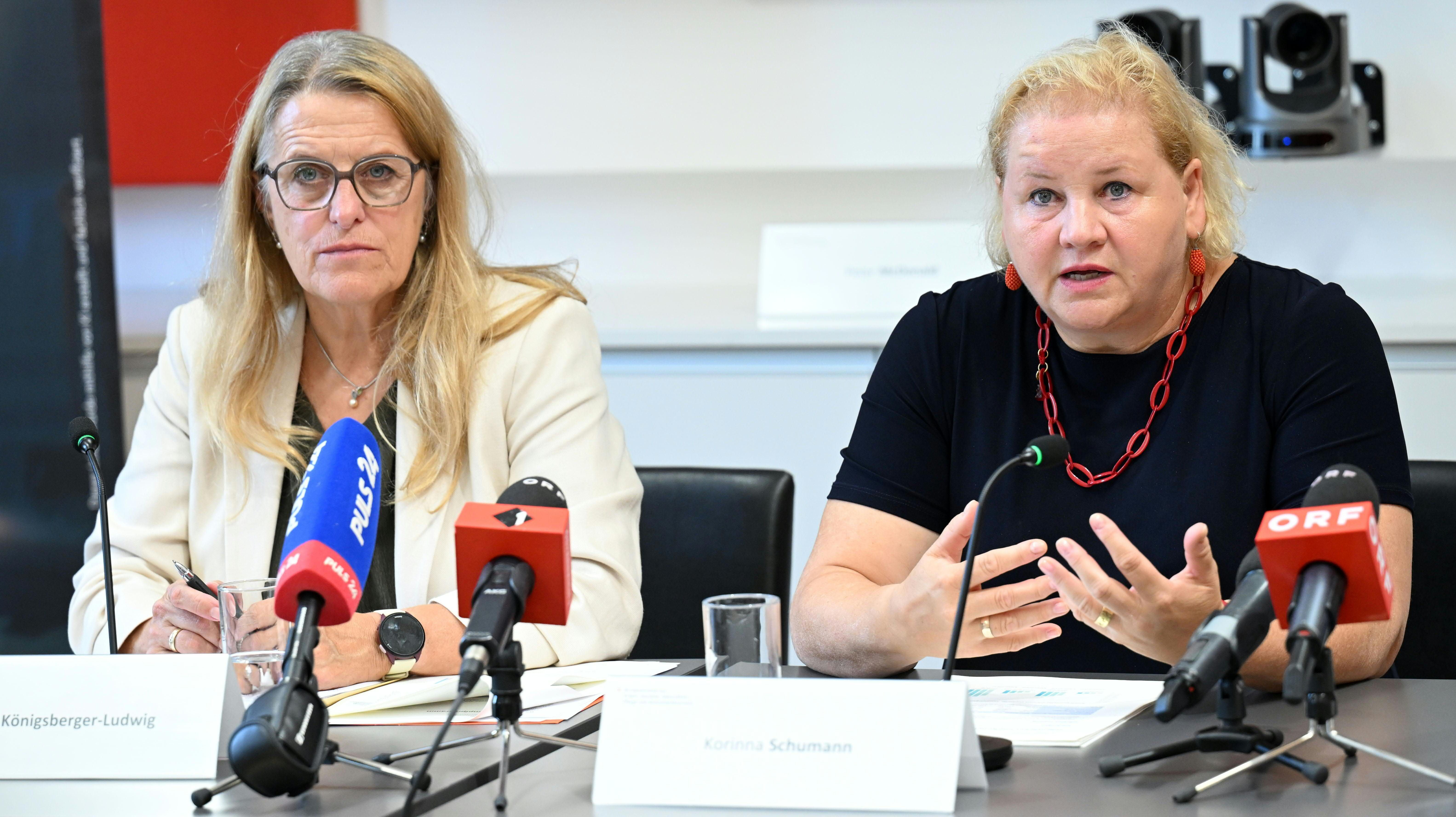 Gesundheits- und Sozialministerin Korinna Schumann (SPÖ)