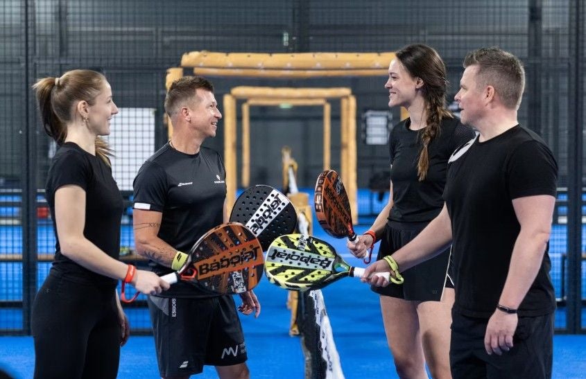 Padelzone im Raabheim.