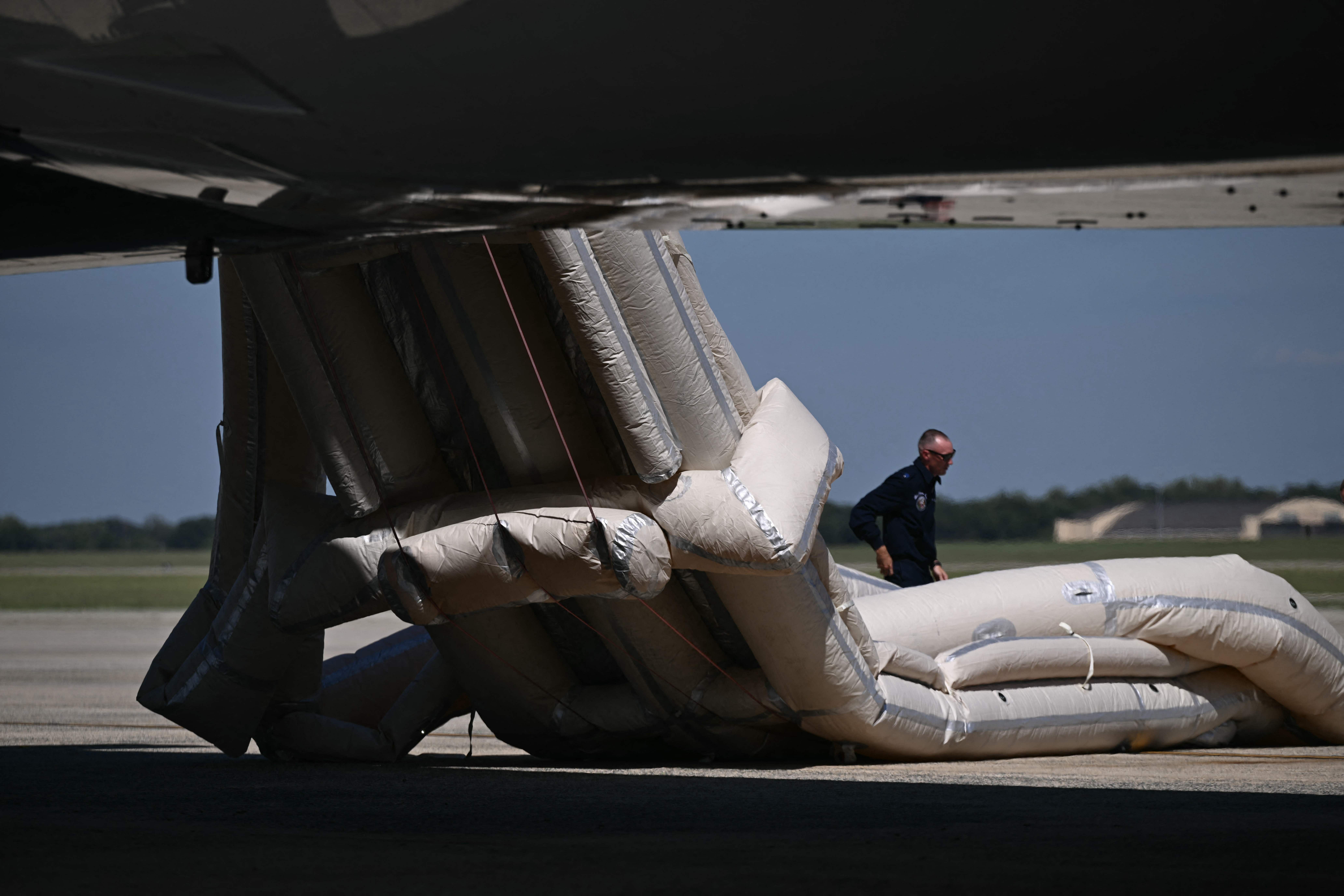 Die Notrutsche der Air Force One