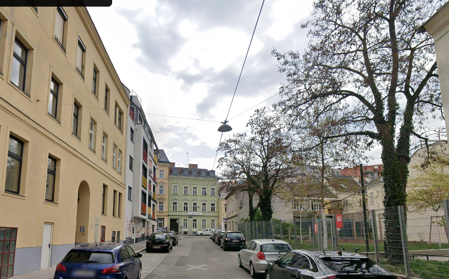 Hier auf offener Straße in de Bendlgasse kam es zu Massentumuluten.