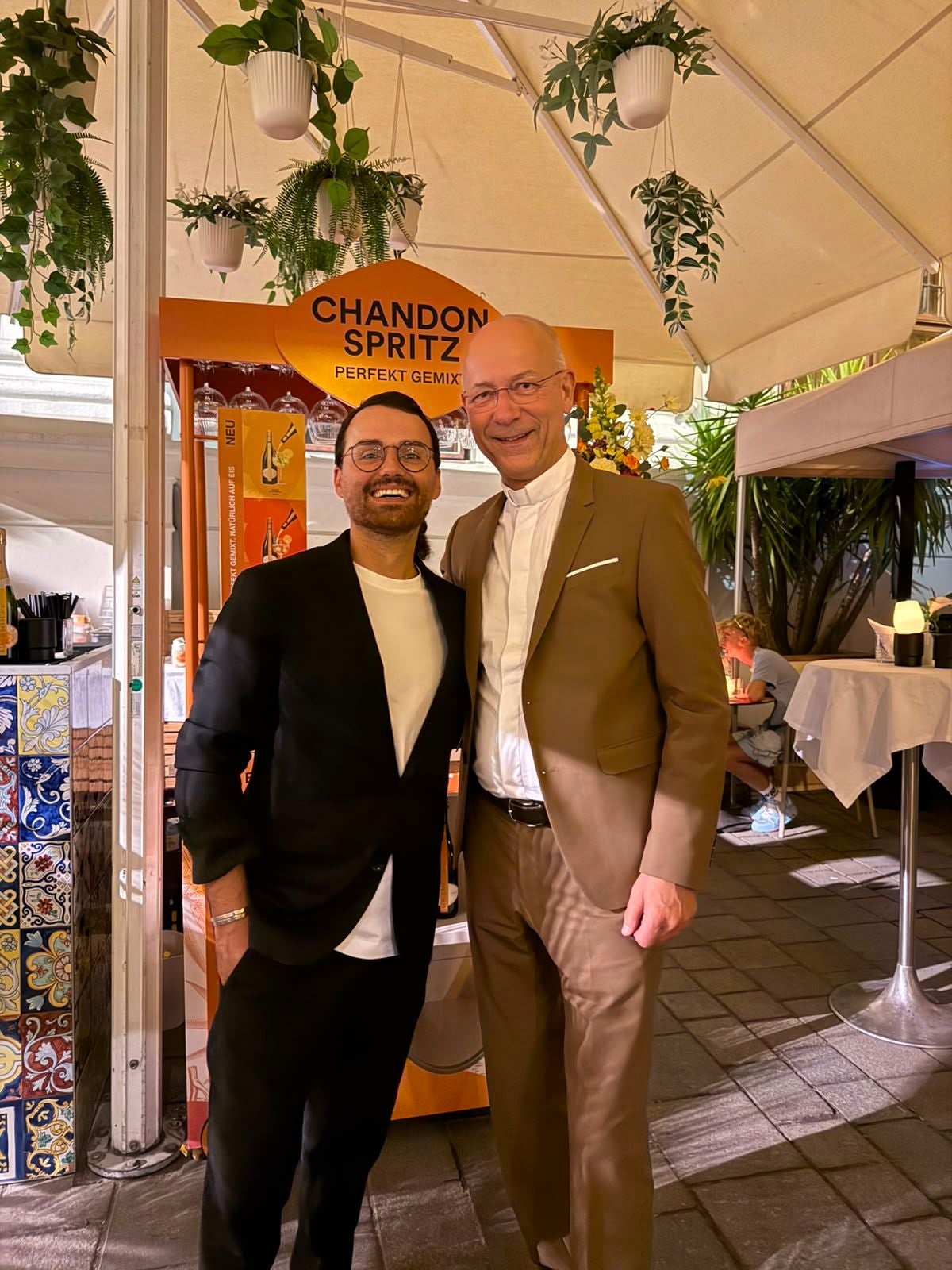 Luigi Barbaro Jun. mit Toni Faber