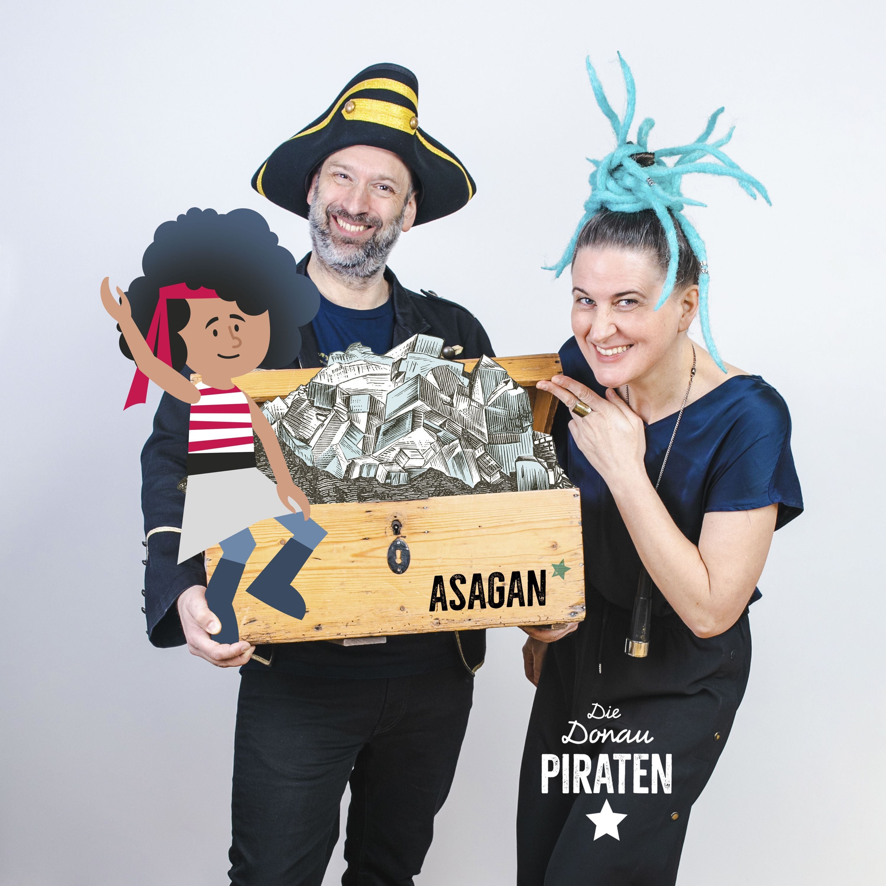Die Donaupiraten amüsieren.