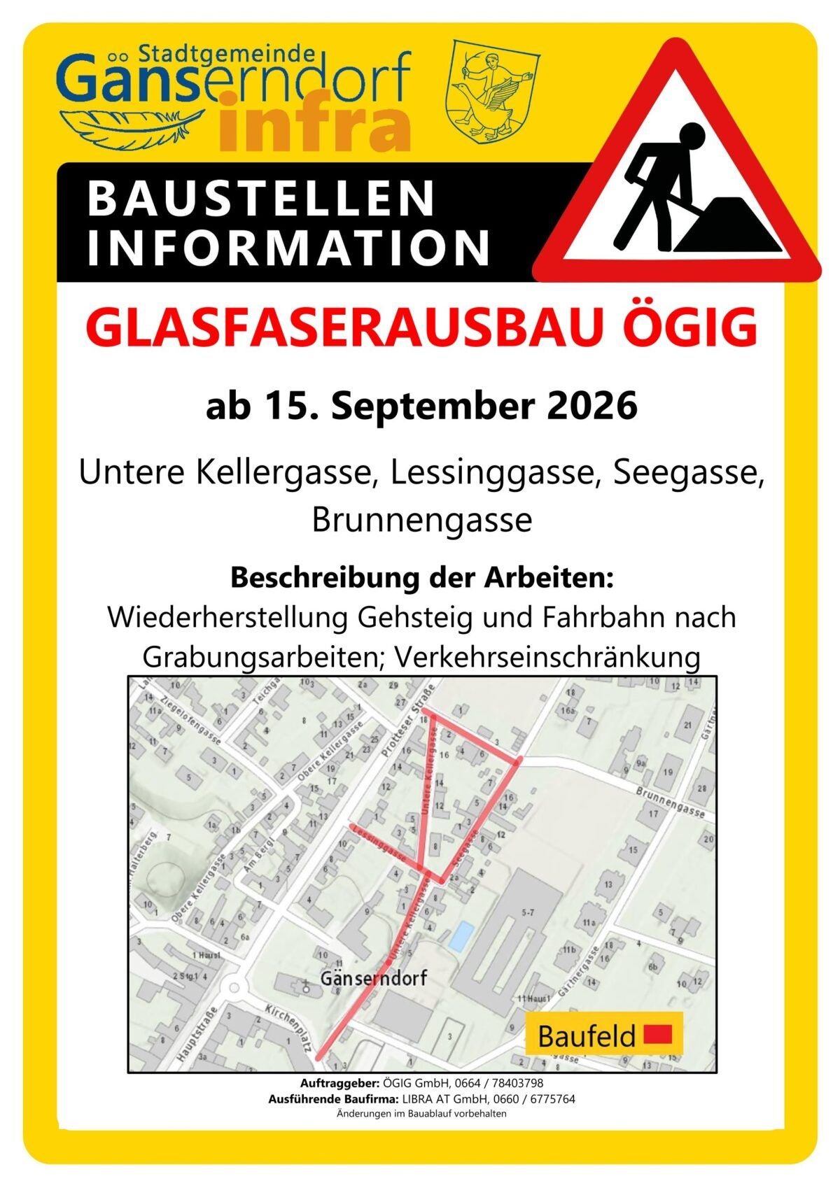 Glasfaserausbau
