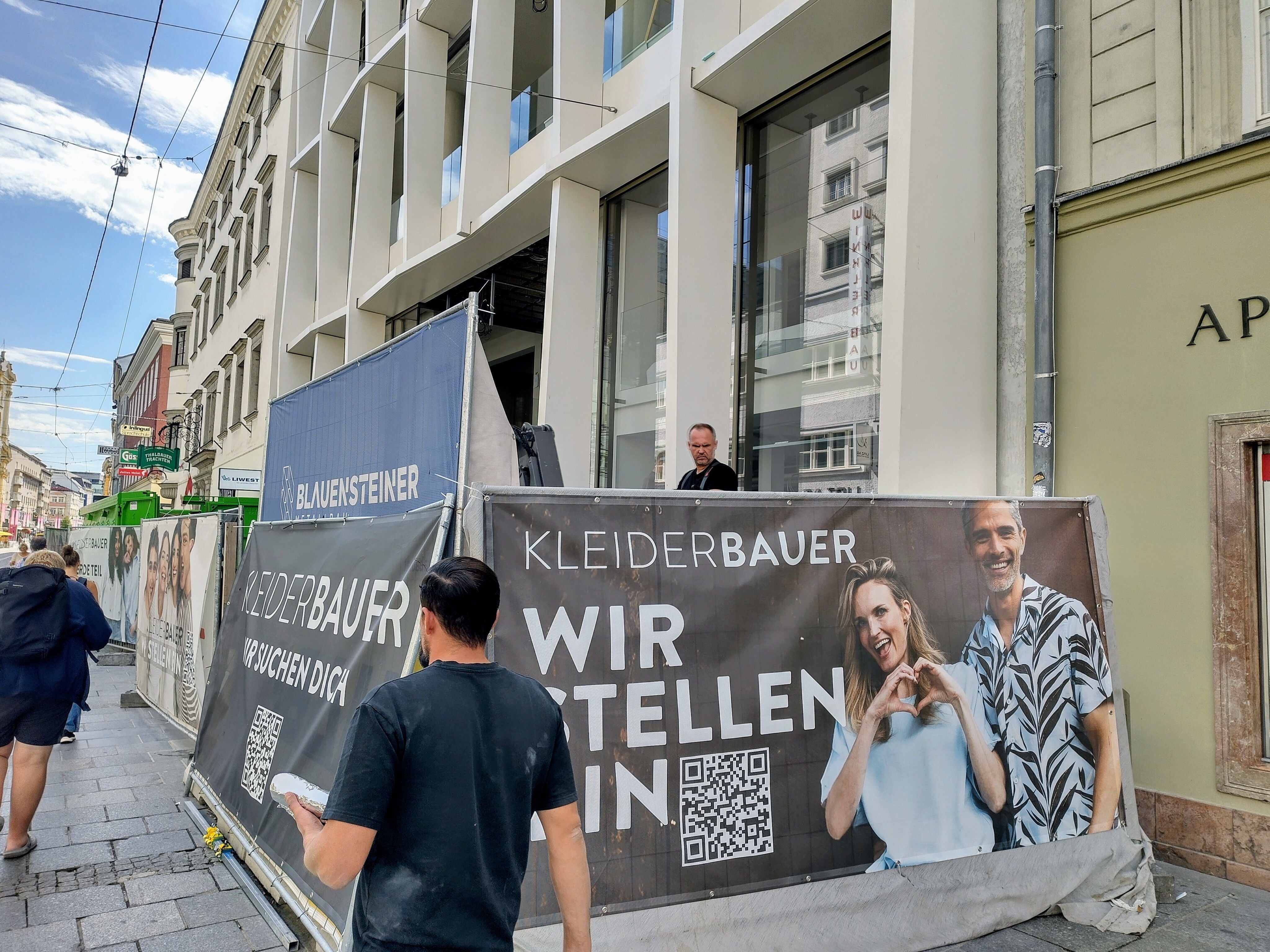 Eröffnung auf Linzer Landstraße.