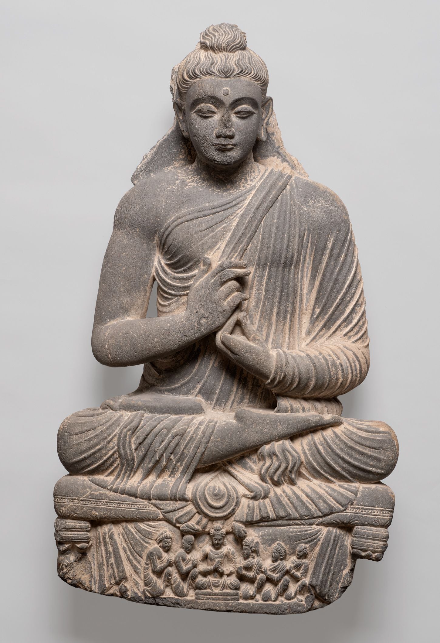 Eine Buddha-Statue.