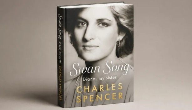 Buch "Swan Song: Diana, my sister" von Charles Spencer mit Foto von Prinzessin Diana.