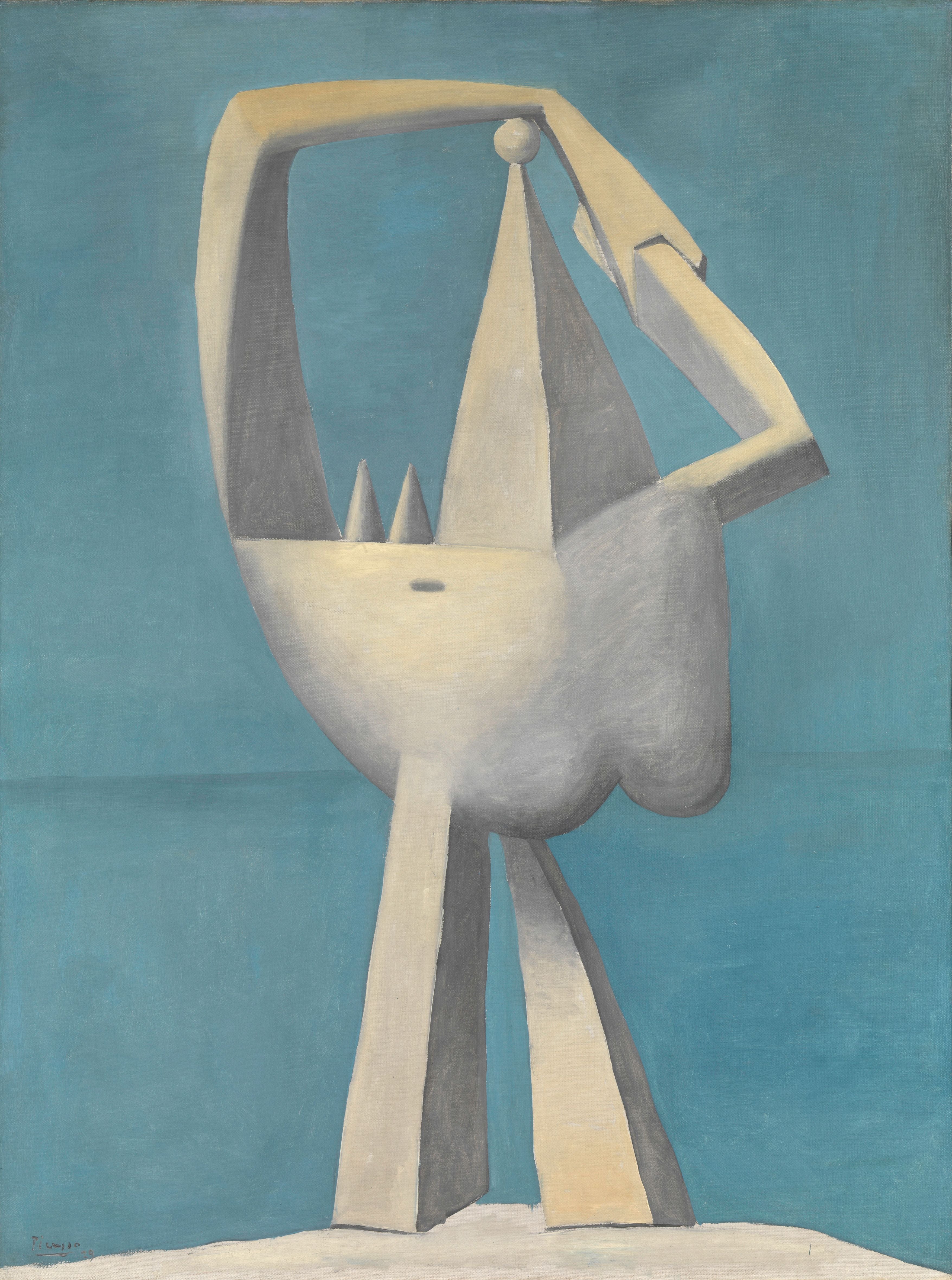 Pablo Picasso - Figur am Meeresstrand, 1929