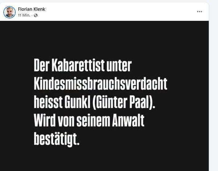 Stadtzeitungs-Redakteur Florian Klenk outete den Verdächtigen als einer der ersten. Der Falter hatte eine große Reportage zur geplanten Premiere gehabt.