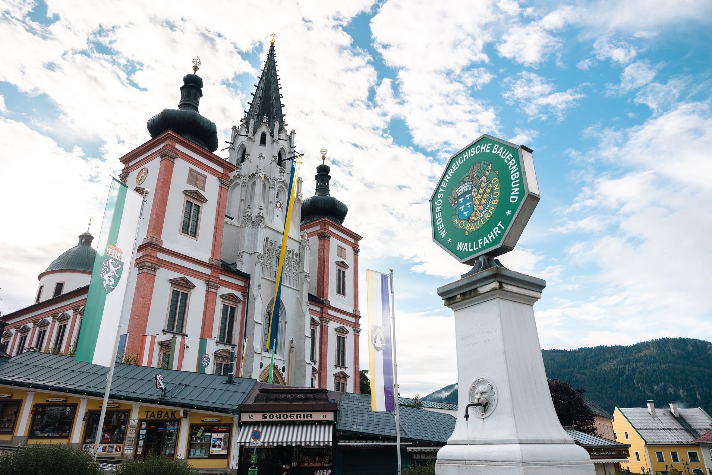 Die einmalige Basilika von Mariazell.