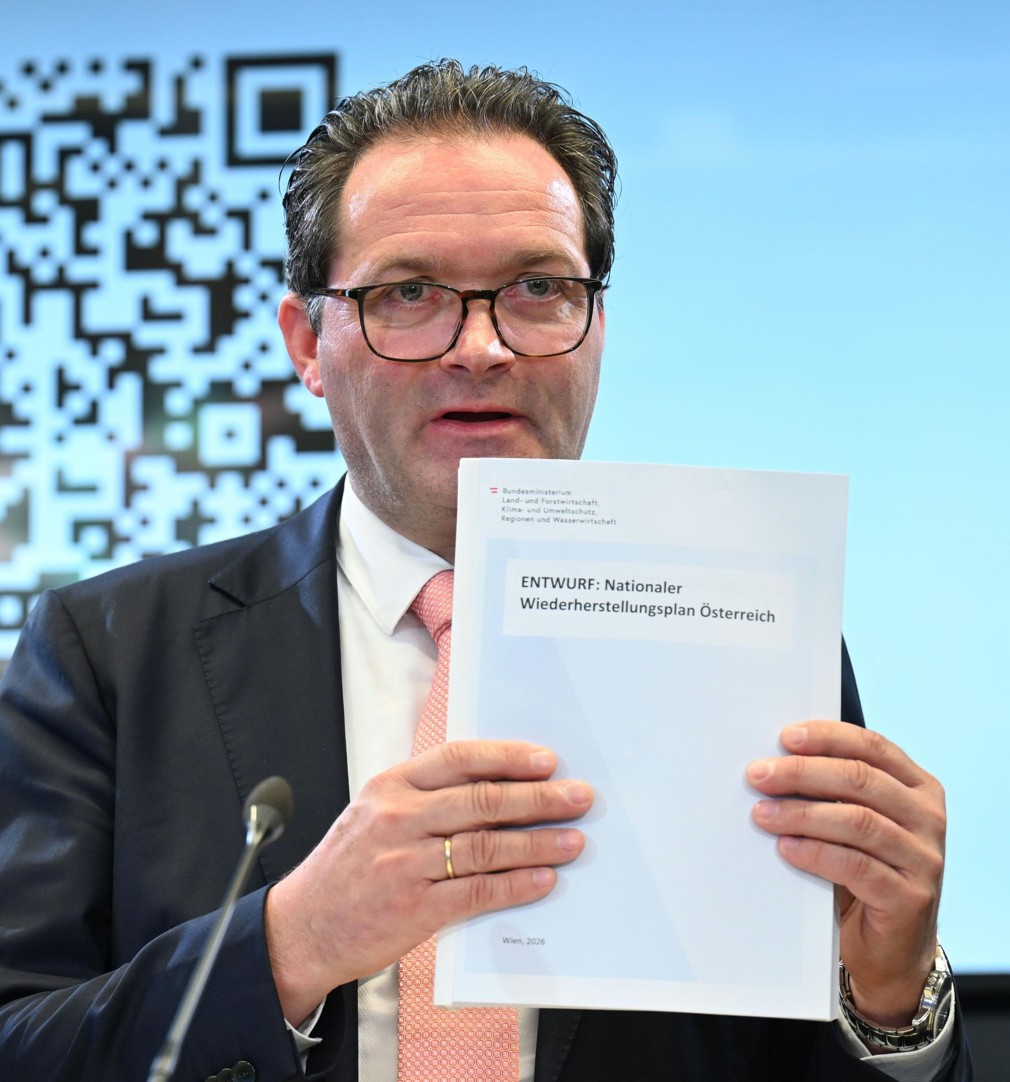 Umweltminister Norbert Totschnig (ÖVP).