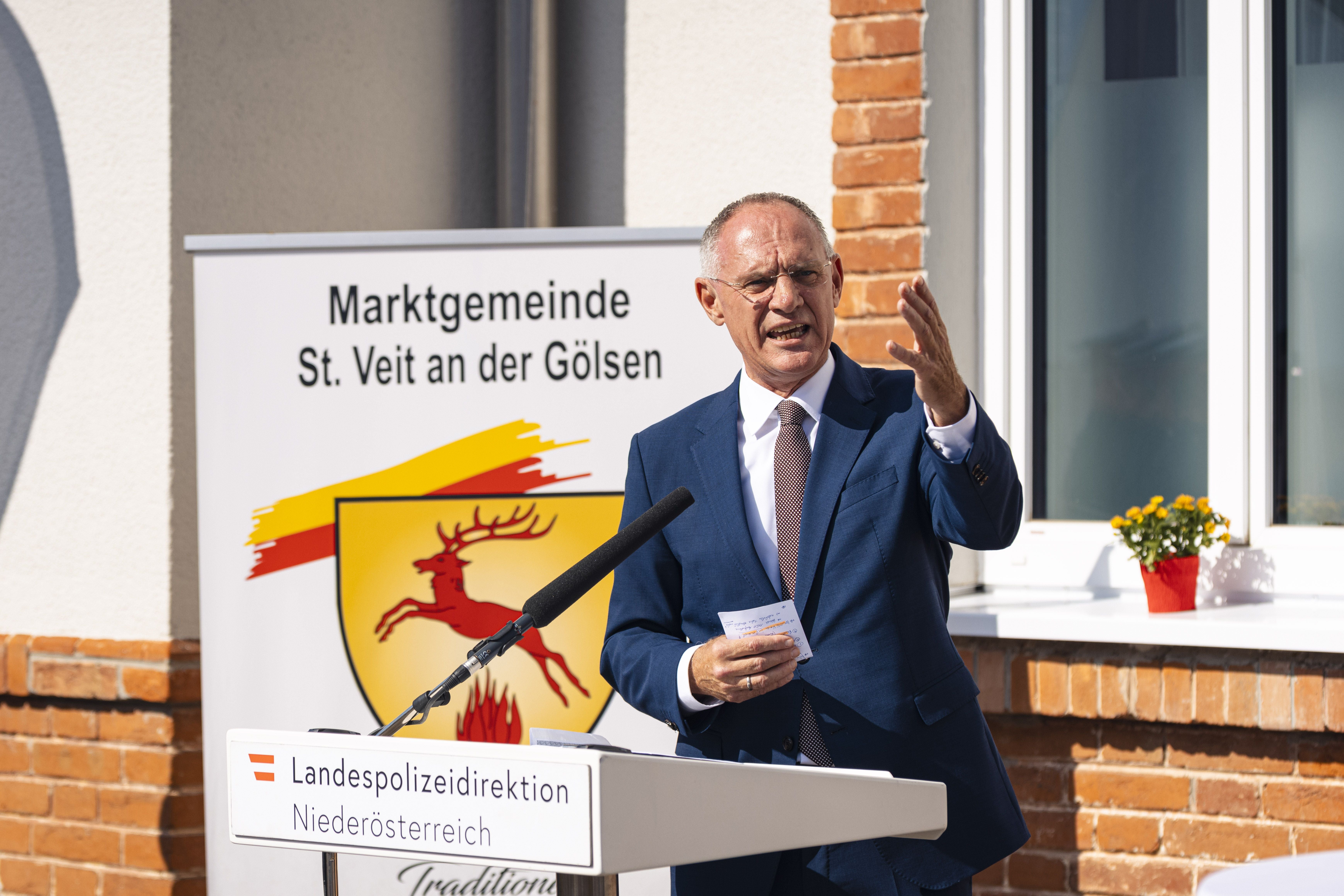 Im schönen St. Veit an der Gölsen.