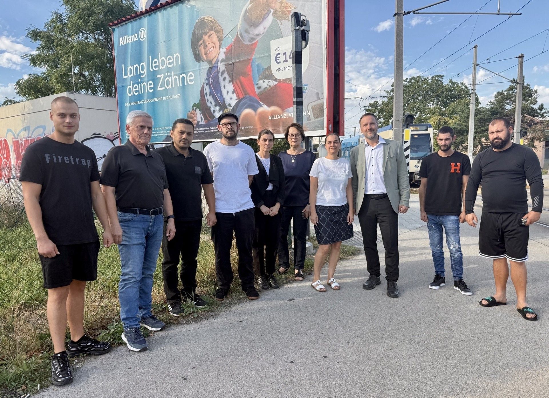 Team der ÖVP Inzersdorf.