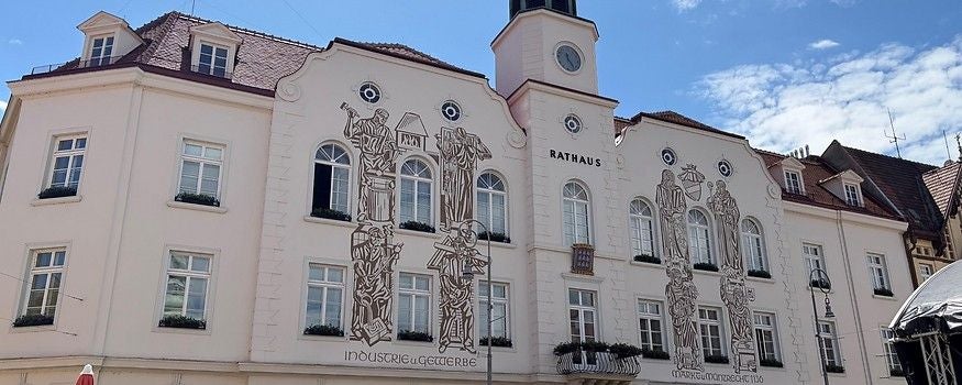 Das Rathaus von Neunkirchen.