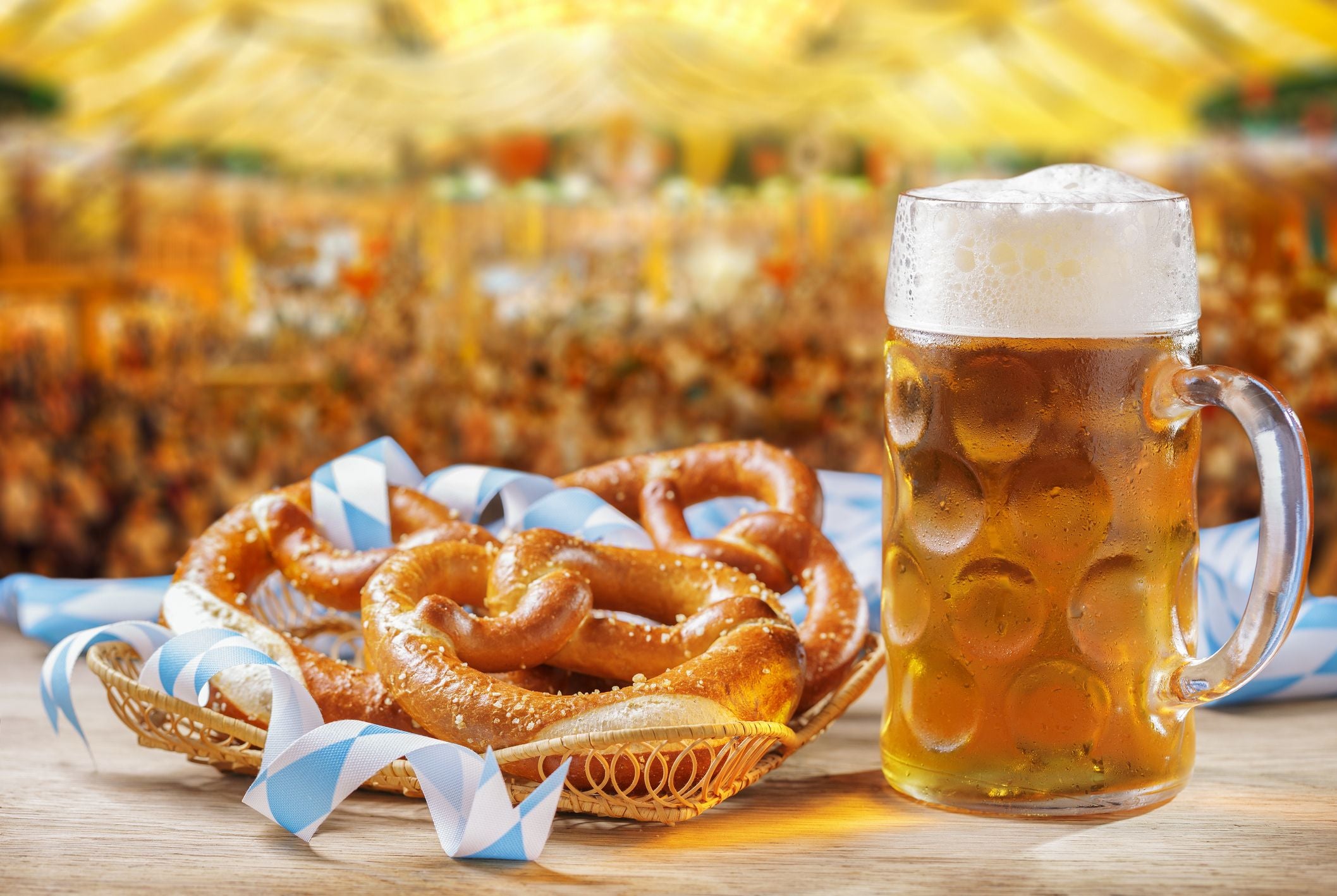 Brezel und Bier