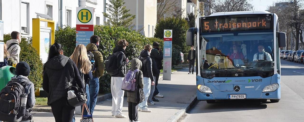 Unterwegs in St. Pölten.