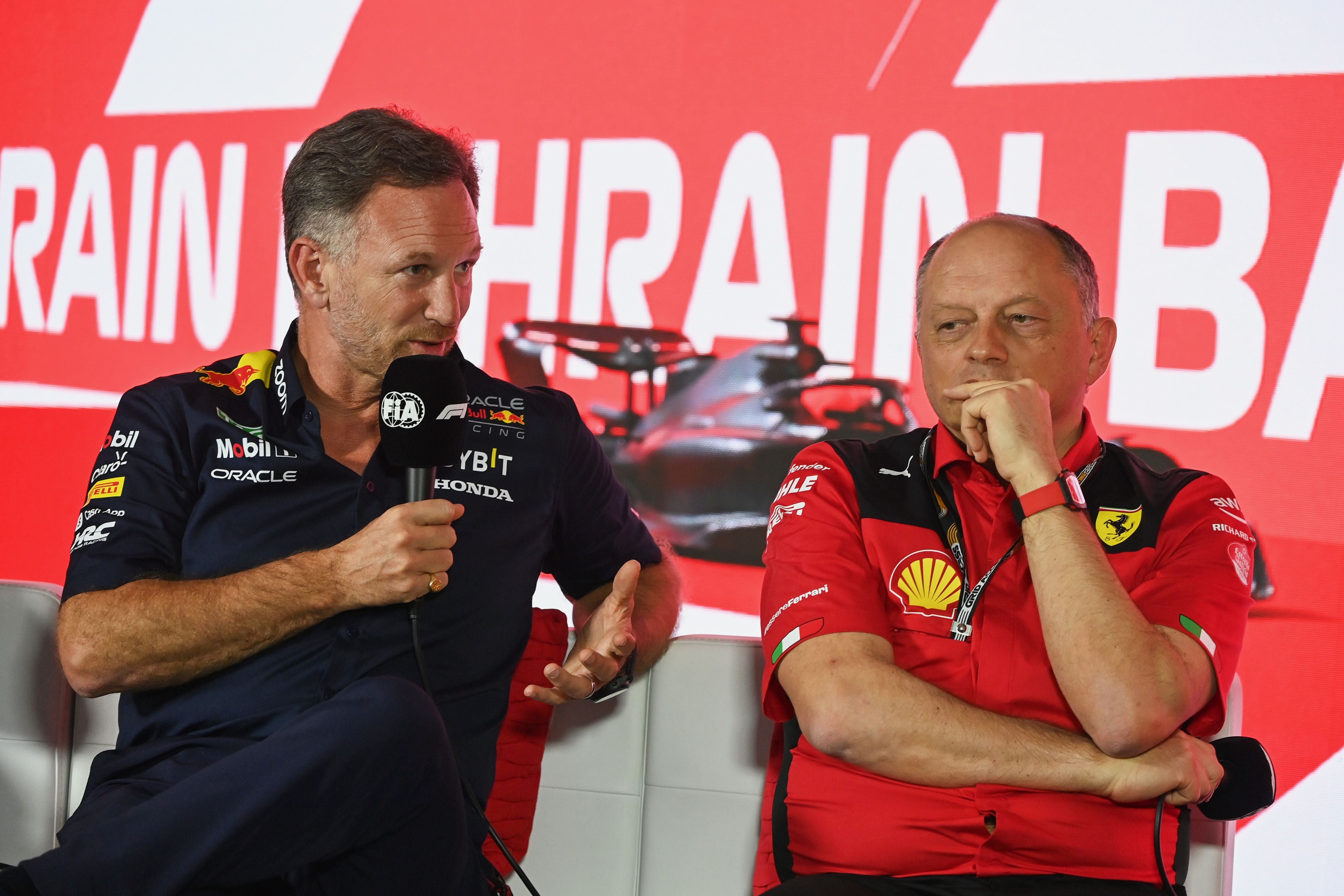 Christian Horner und Fred Vasseur waren jahrelang Rivalen.