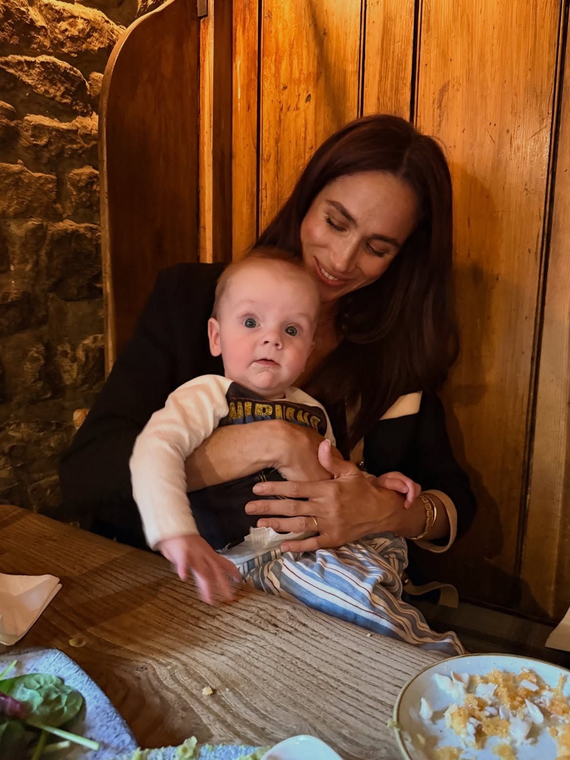 Meghan mit Baby Jack