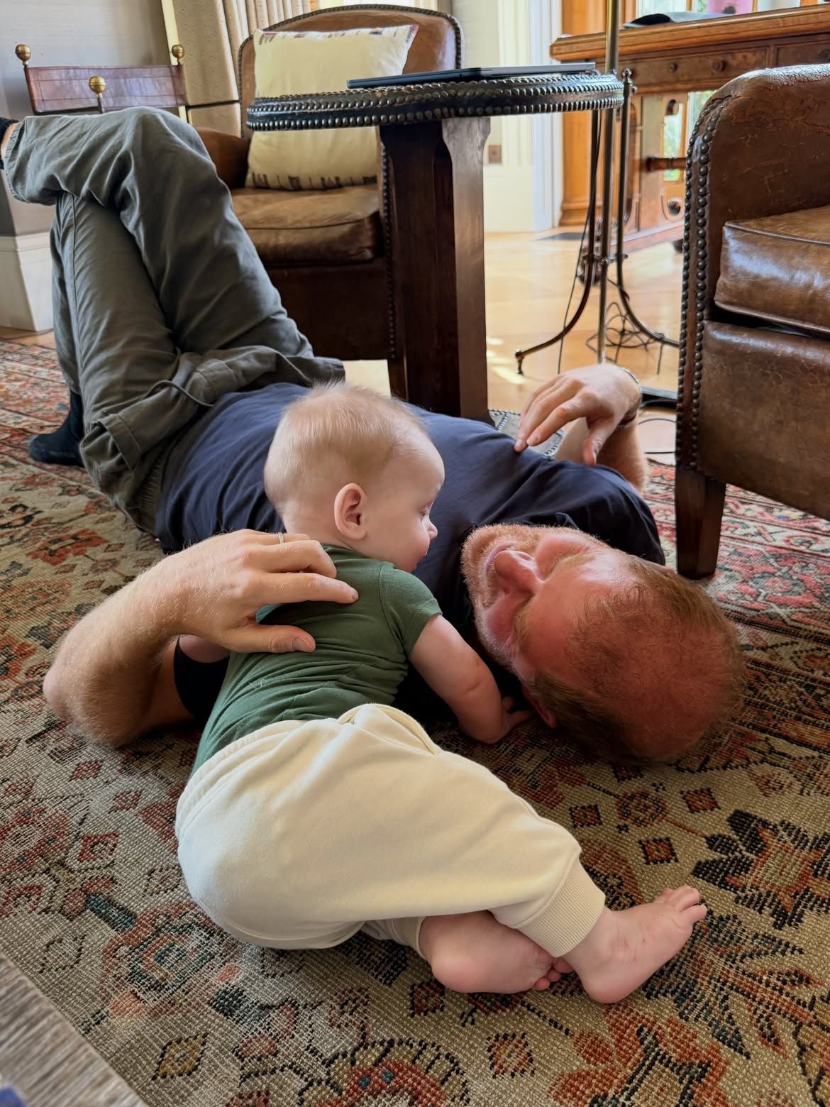 Prinz Harry mit Baby Jack