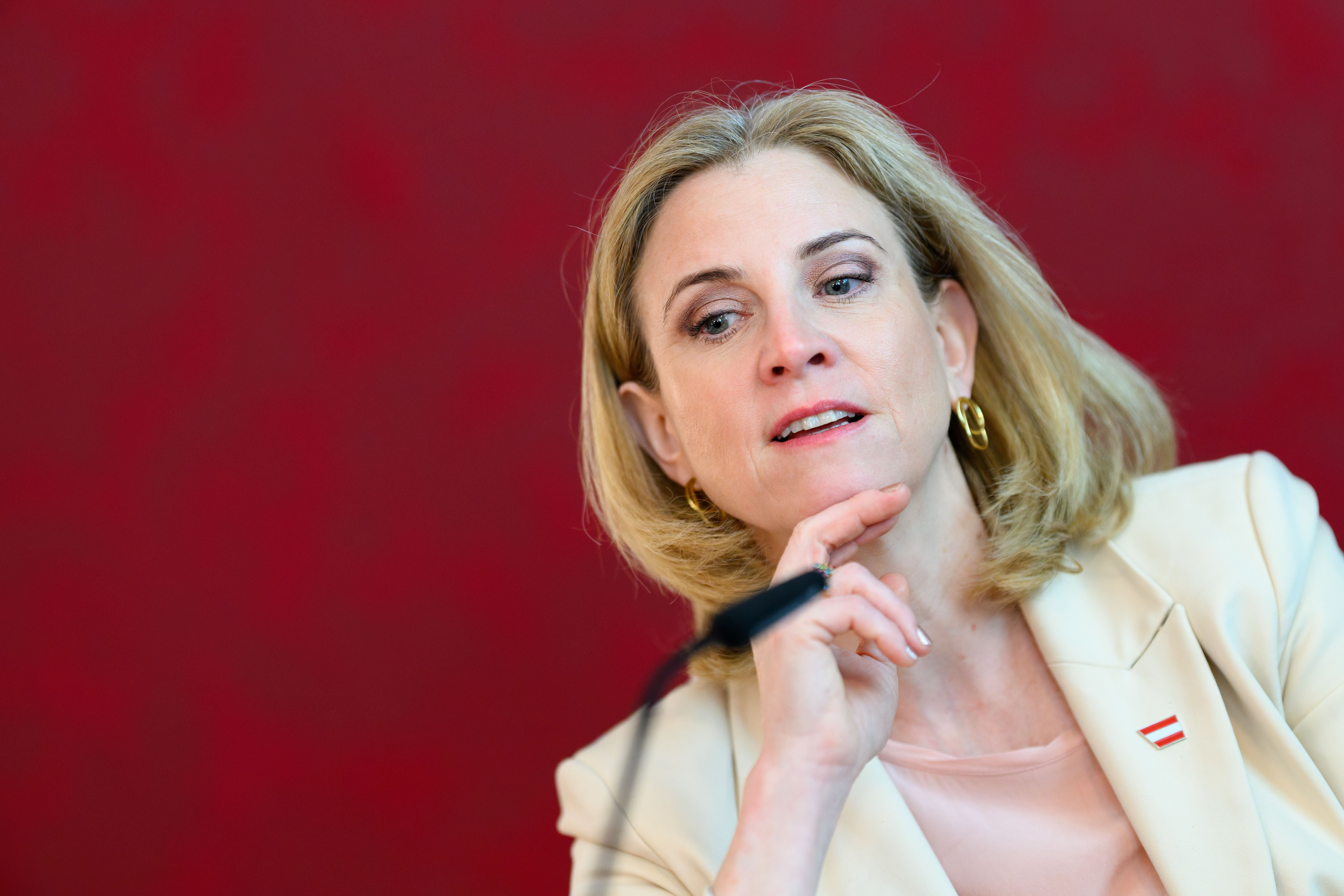 Außenministerin und NEOS-Chefin Beate Meinl-Reisinger.