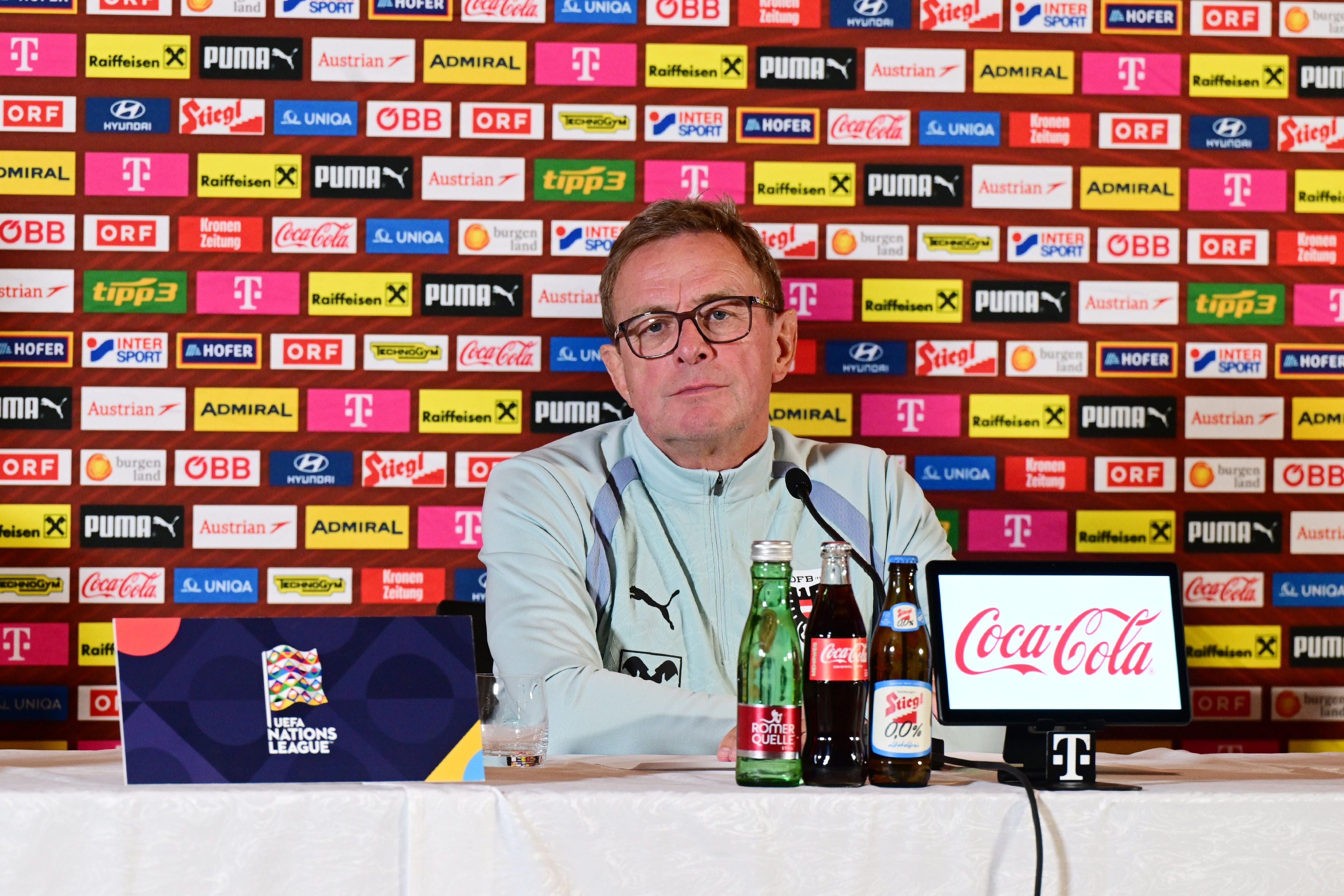 Teamchef Ralf Rangnick hofft auf einen Laimer-Einsatz.