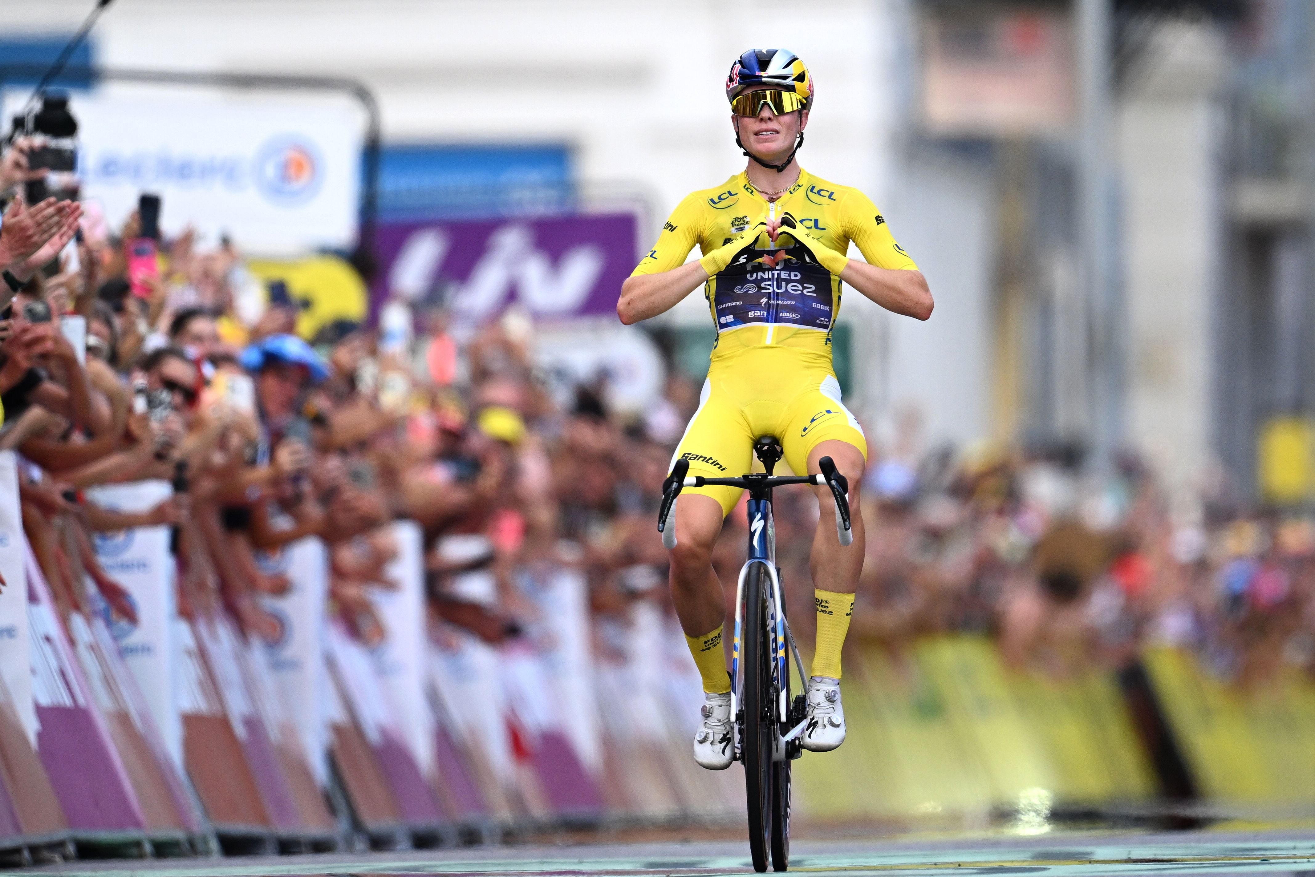Tour-de-France-Siegerin Demi Vollering.