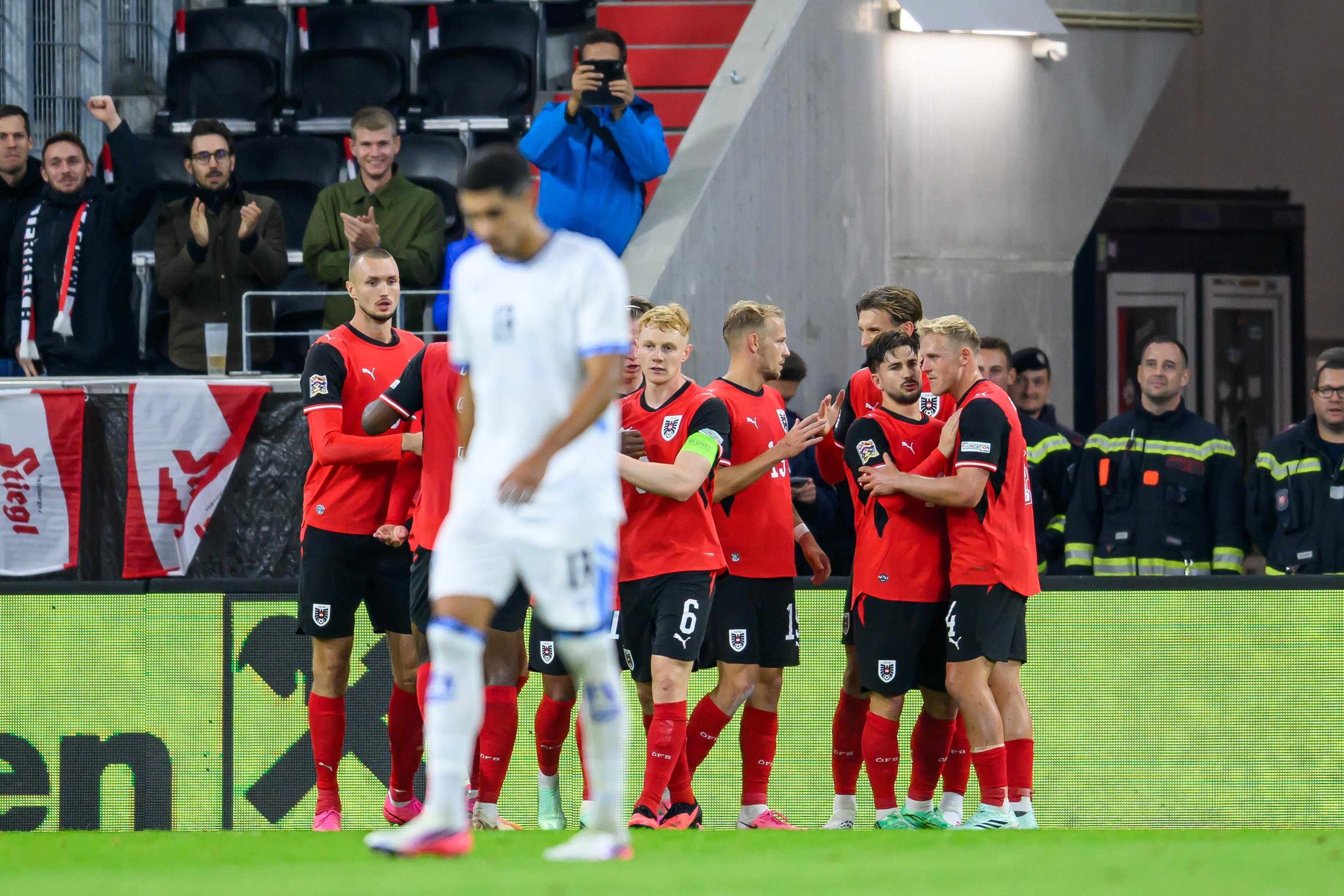 Nicolas Seiwald mit der Kapitänsbinde.