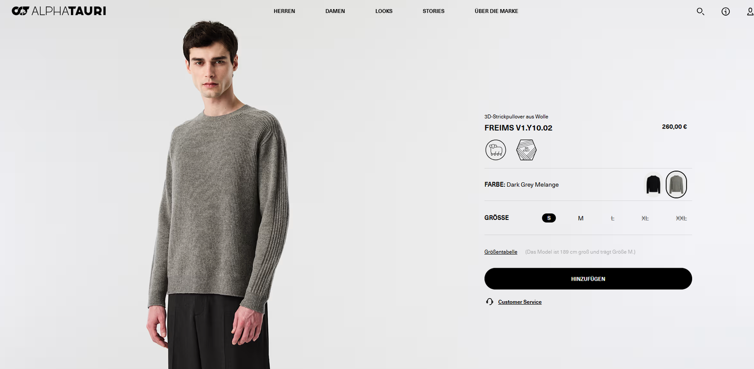 Alle wollen den grauen Klopp-Strick-Pulli.