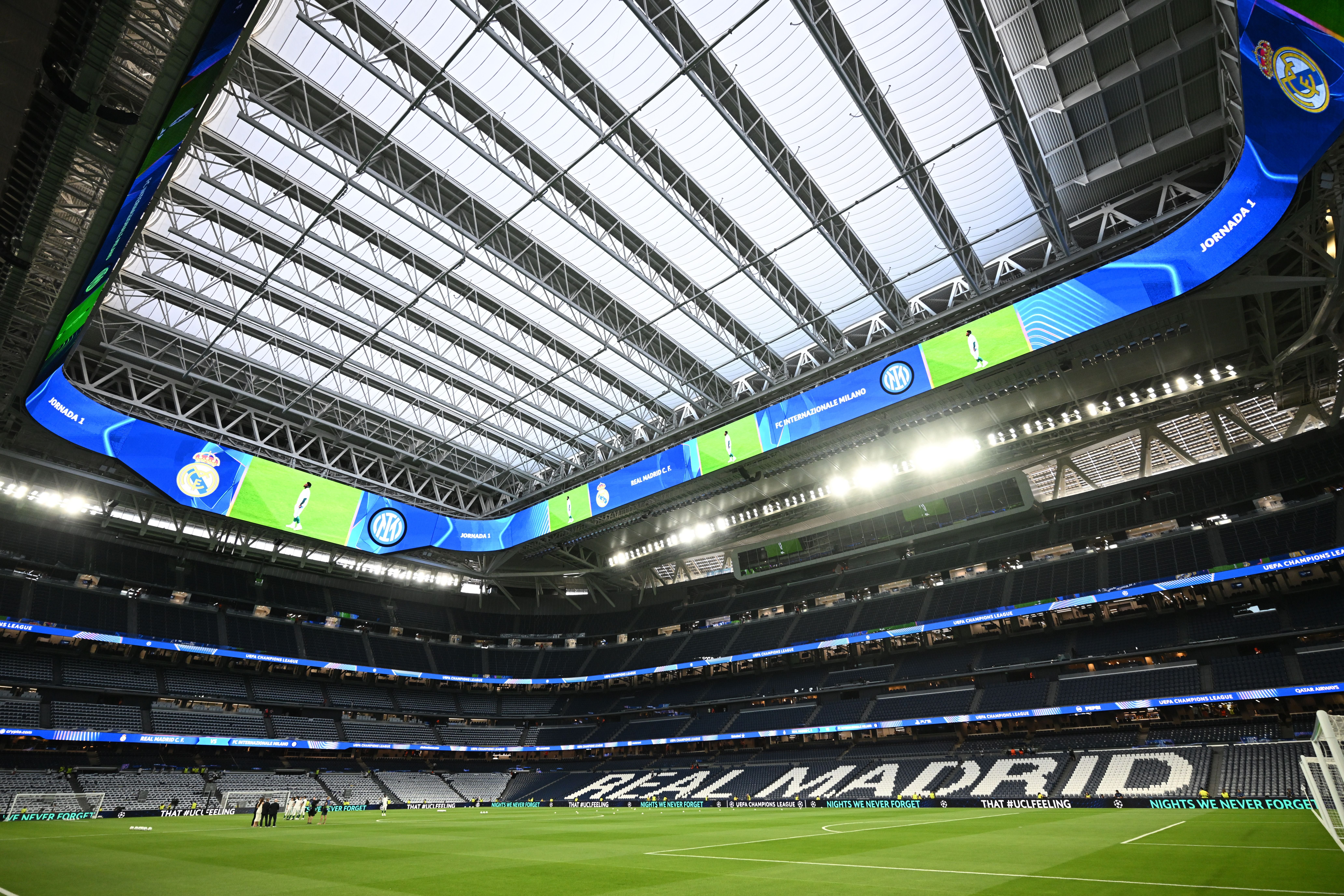 Das königliche Wohnzimmer: Estadio Santiago Bernabeu.